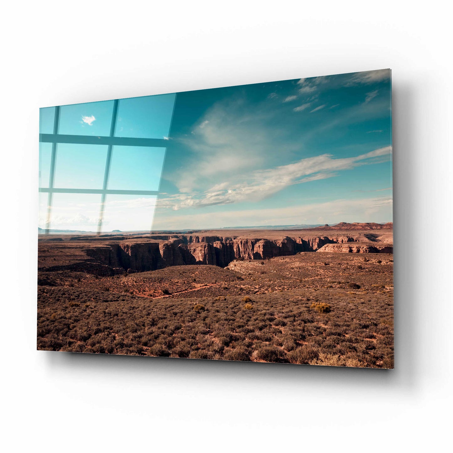 Epic Art 'Mistery Canyon IV' by Sebastien Lory, Acrylic Glass Wall Art,16x12