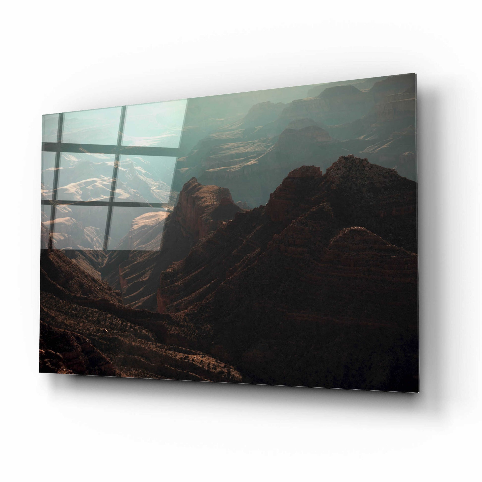 Epic Art 'Mountains' by Sebastien Lory, Acrylic Glass Wall Art,16x12