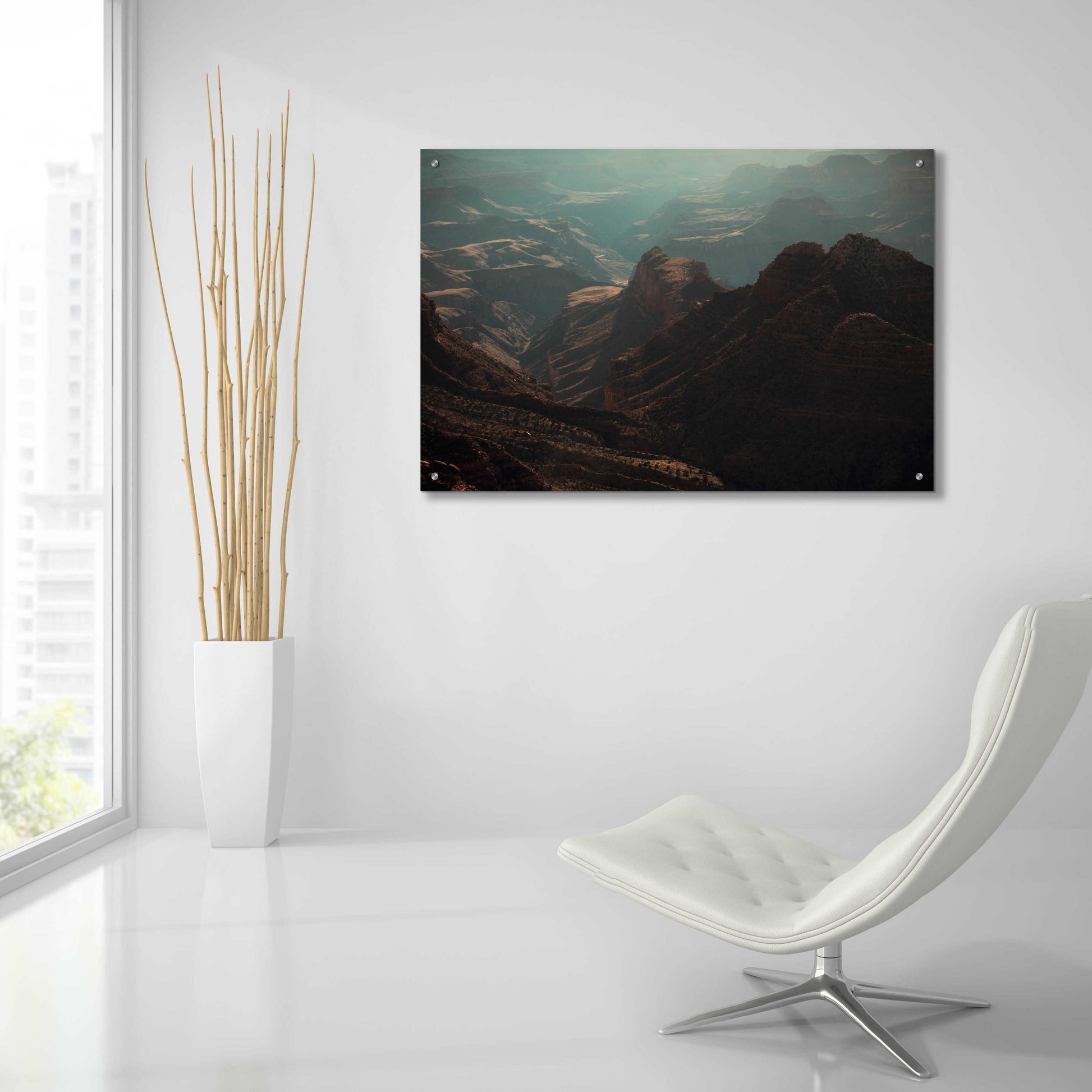 Epic Art 'Mountains' by Sebastien Lory, Acrylic Glass Wall Art,36x24