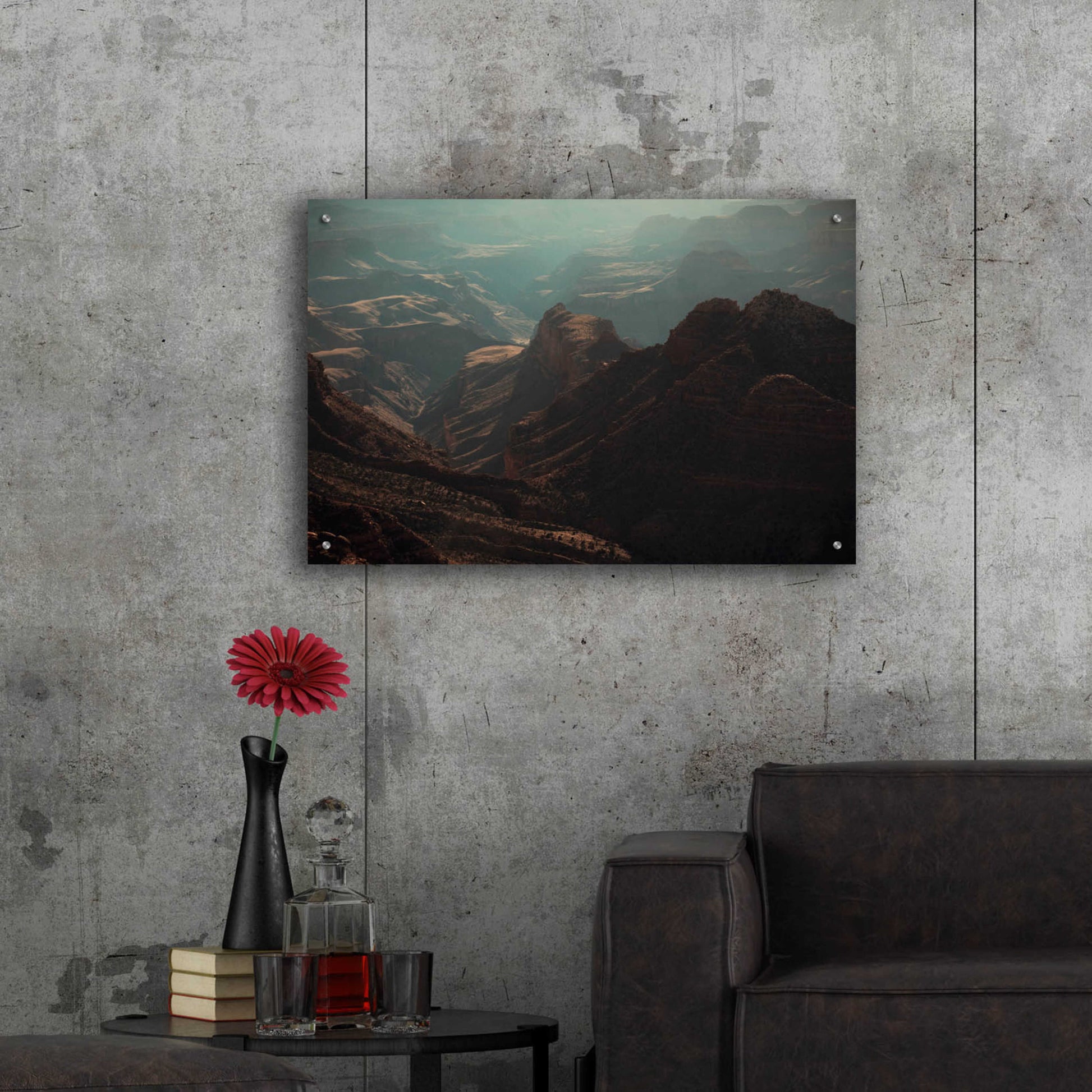 Epic Art 'Mountains' by Sebastien Lory, Acrylic Glass Wall Art,36x24