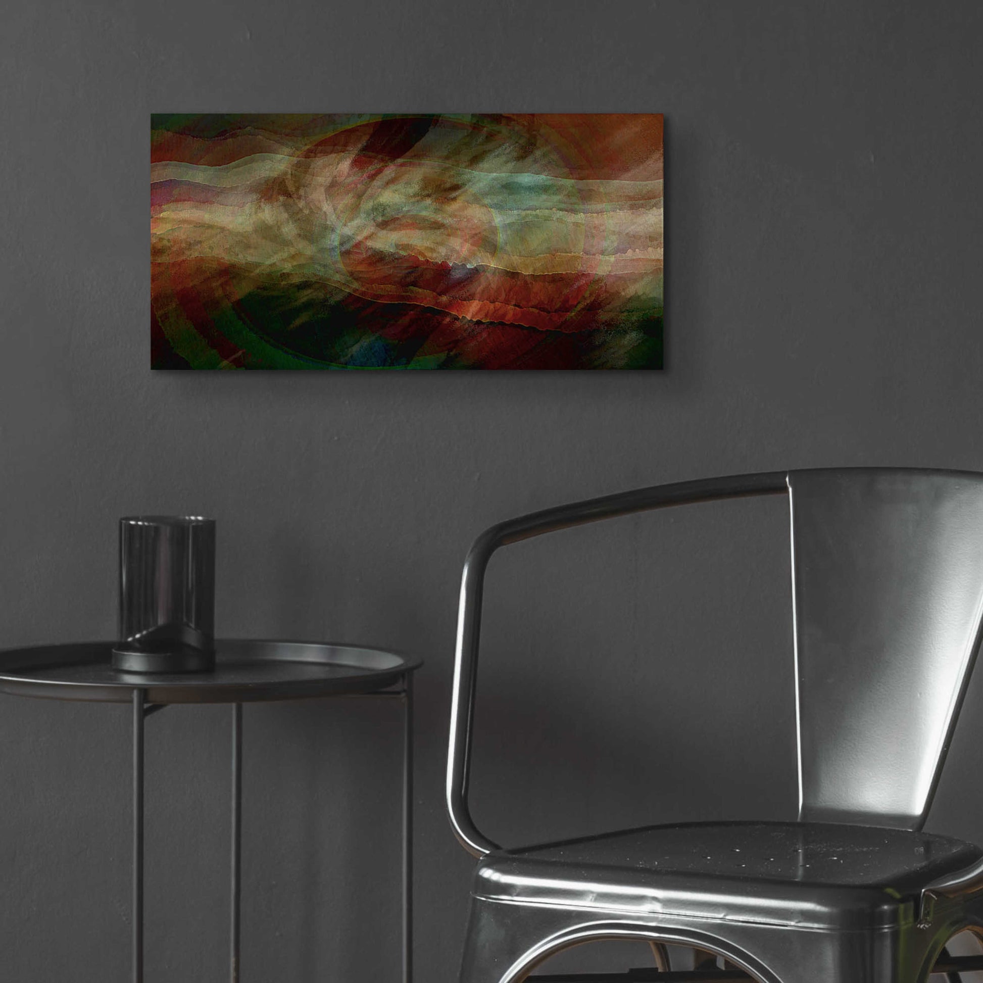 Epic Art 'Aurora Nebula 1' by David Manlove, Acrylic Glass Wall Art,24x12