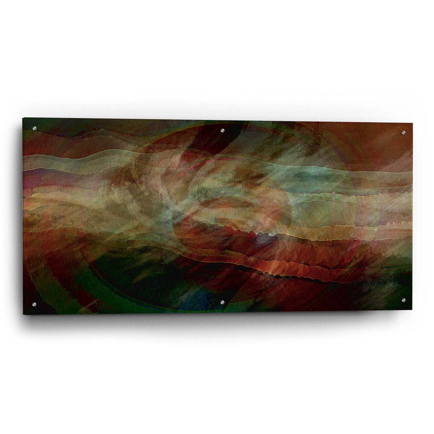 Epic Art 'Aurora Nebula 1' by David Manlove, Acrylic Glass Wall Art,48x24