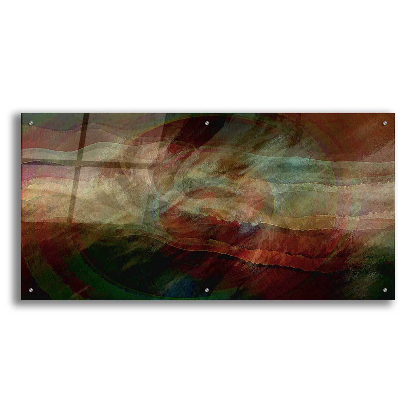 Epic Art 'Aurora Nebula 1' by David Manlove, Acrylic Glass Wall Art,48x24