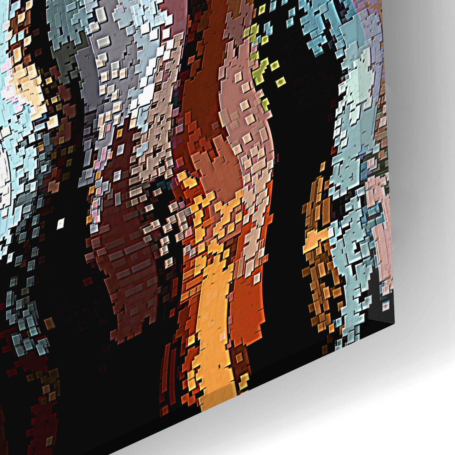 Epic Art 'Effervescence 2' by David Manlove, Acrylic Glass Wall Art,24x12