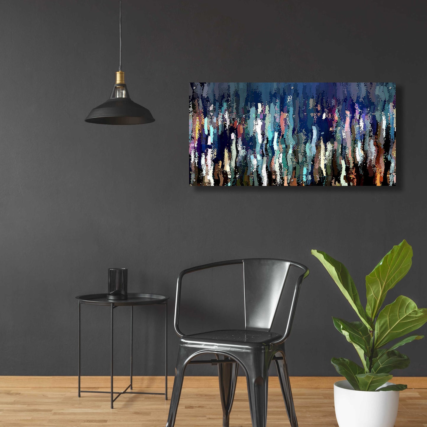 Epic Art 'Effervescence 2' by David Manlove, Acrylic Glass Wall Art,48x24