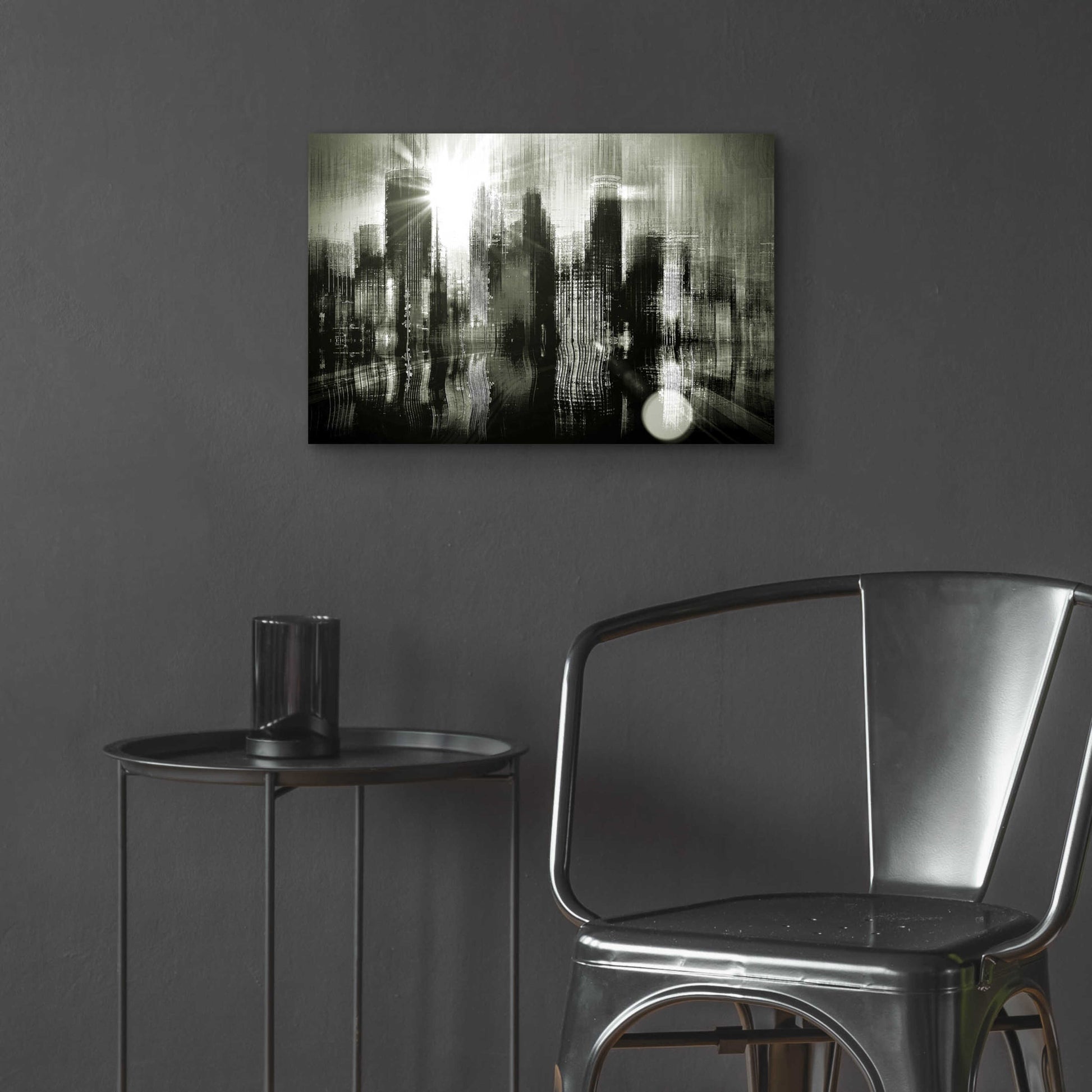 Epic Art 'Minneapolis Apocalypse' by David Manlove, Acrylic Glass Wall Art,24x16