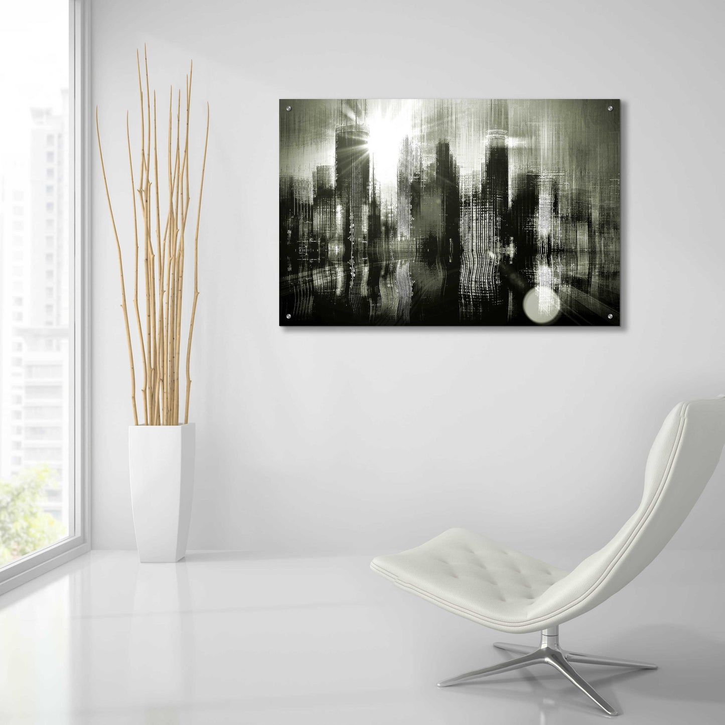 Epic Art 'Minneapolis Apocalypse' by David Manlove, Acrylic Glass Wall Art,36x24