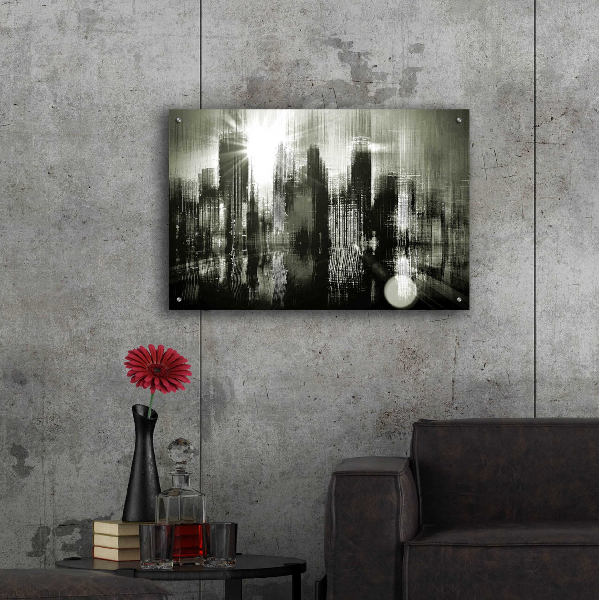 Epic Art 'Minneapolis Apocalypse' by David Manlove, Acrylic Glass Wall Art,36x24