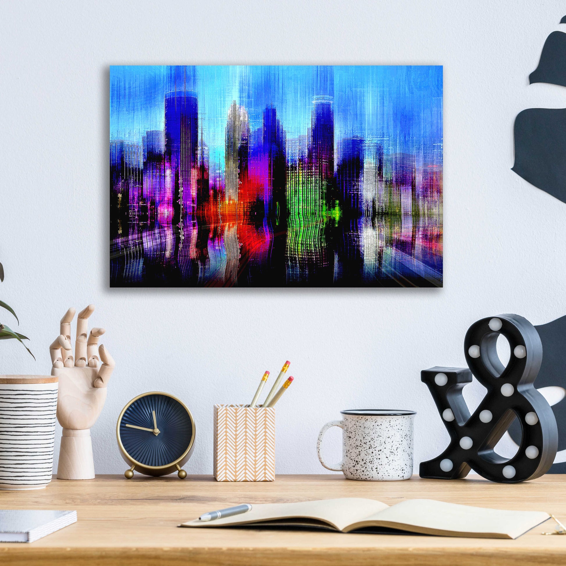 Epic Art 'Minneapolis' by David Manlove, Acrylic Glass Wall Art,16x12