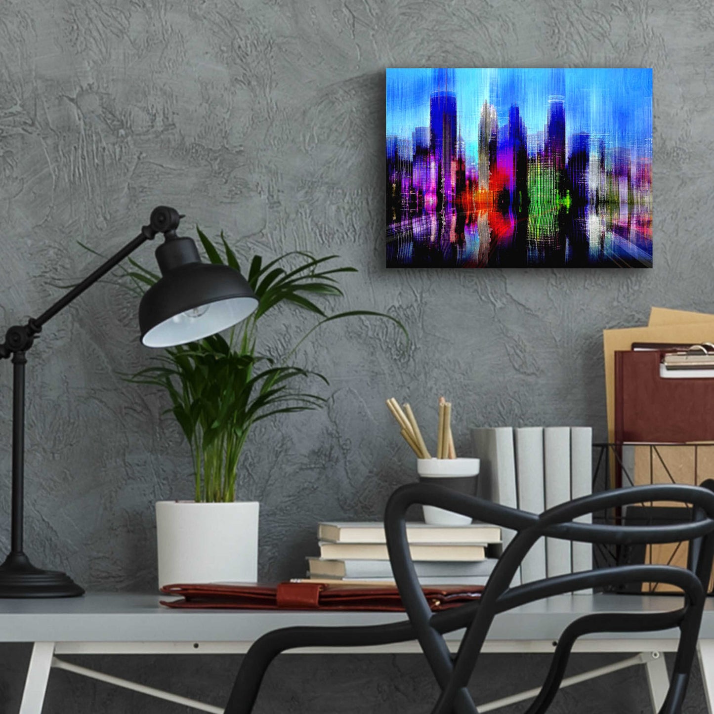 Epic Art 'Minneapolis' by David Manlove, Acrylic Glass Wall Art,16x12