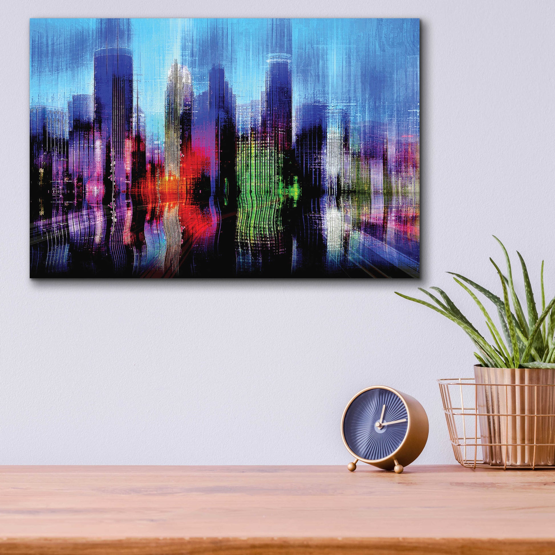 Epic Art 'Minneapolis' by David Manlove, Acrylic Glass Wall Art,16x12