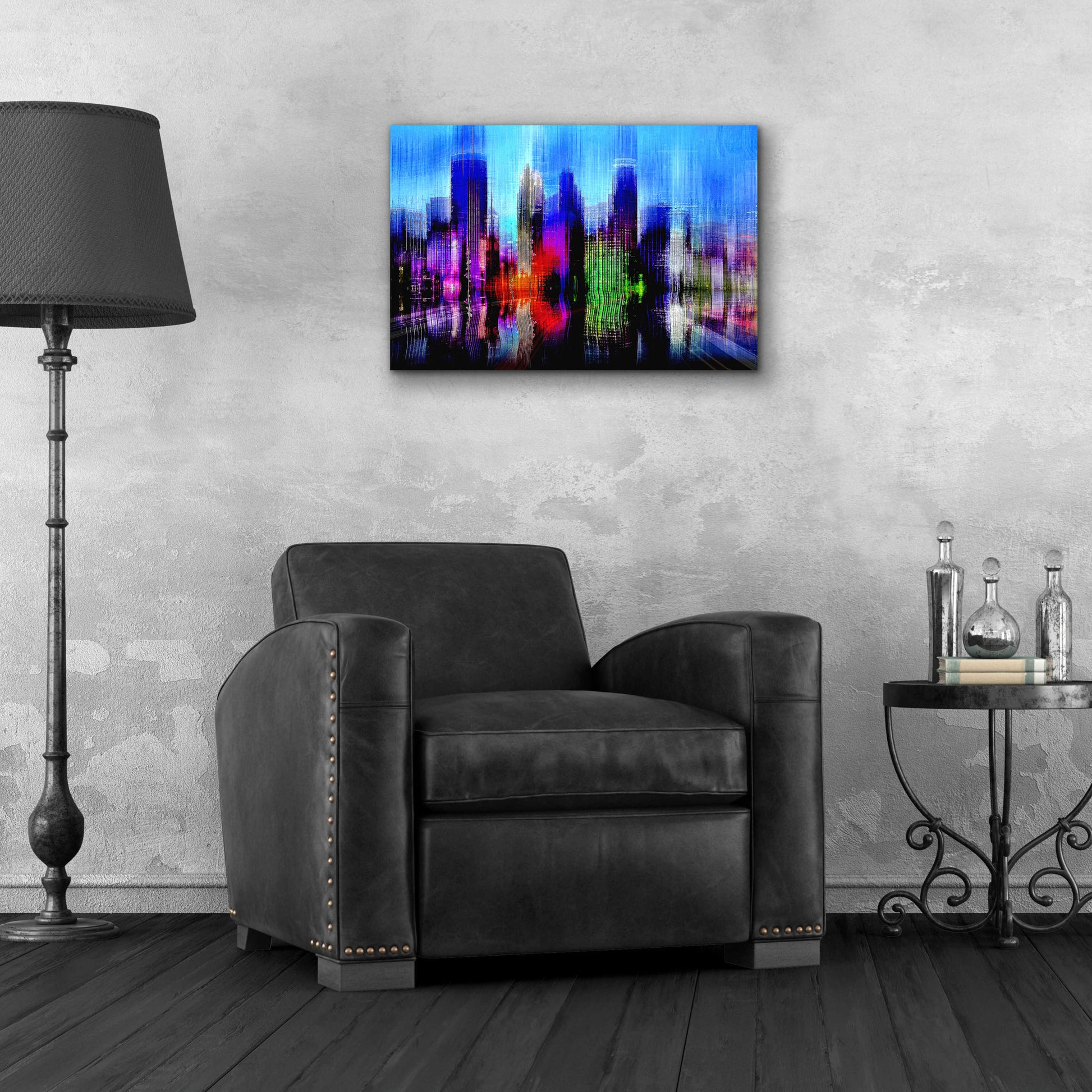 Epic Art 'Minneapolis' by David Manlove, Acrylic Glass Wall Art,24x16