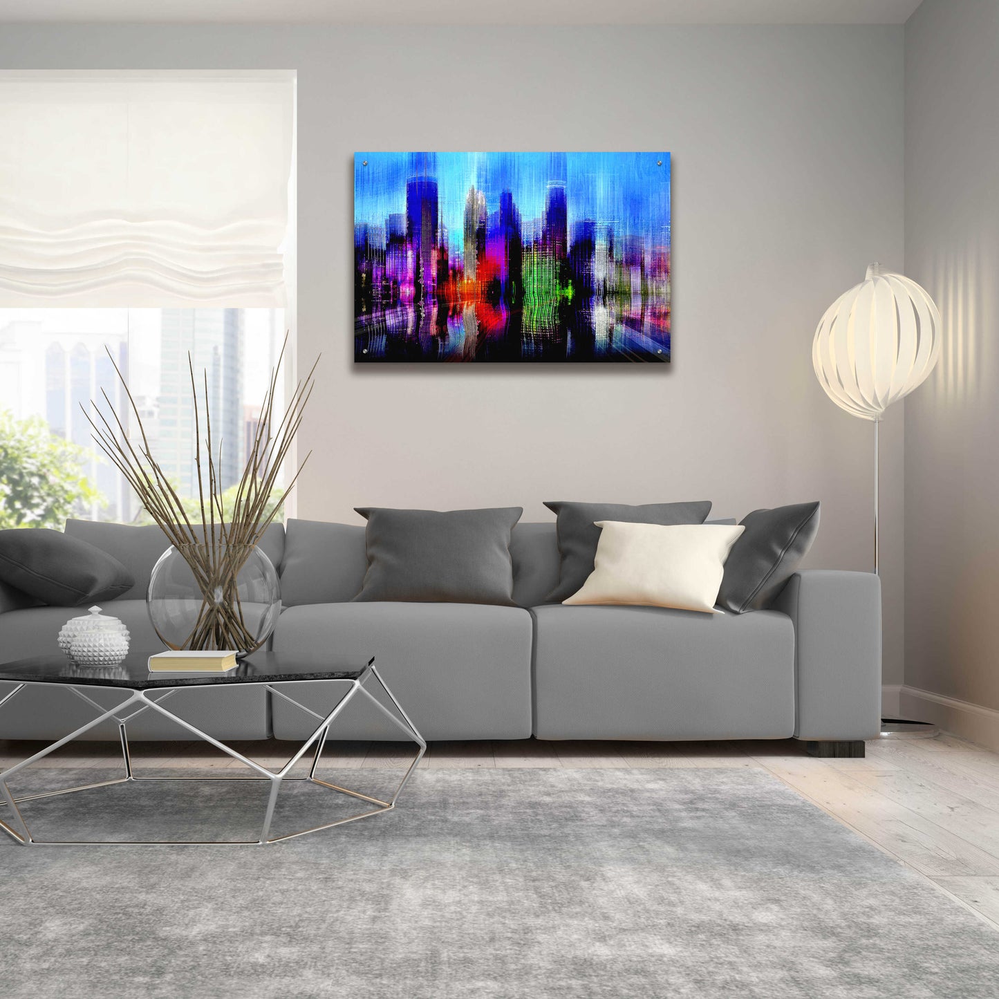 Epic Art 'Minneapolis' by David Manlove, Acrylic Glass Wall Art,36x24