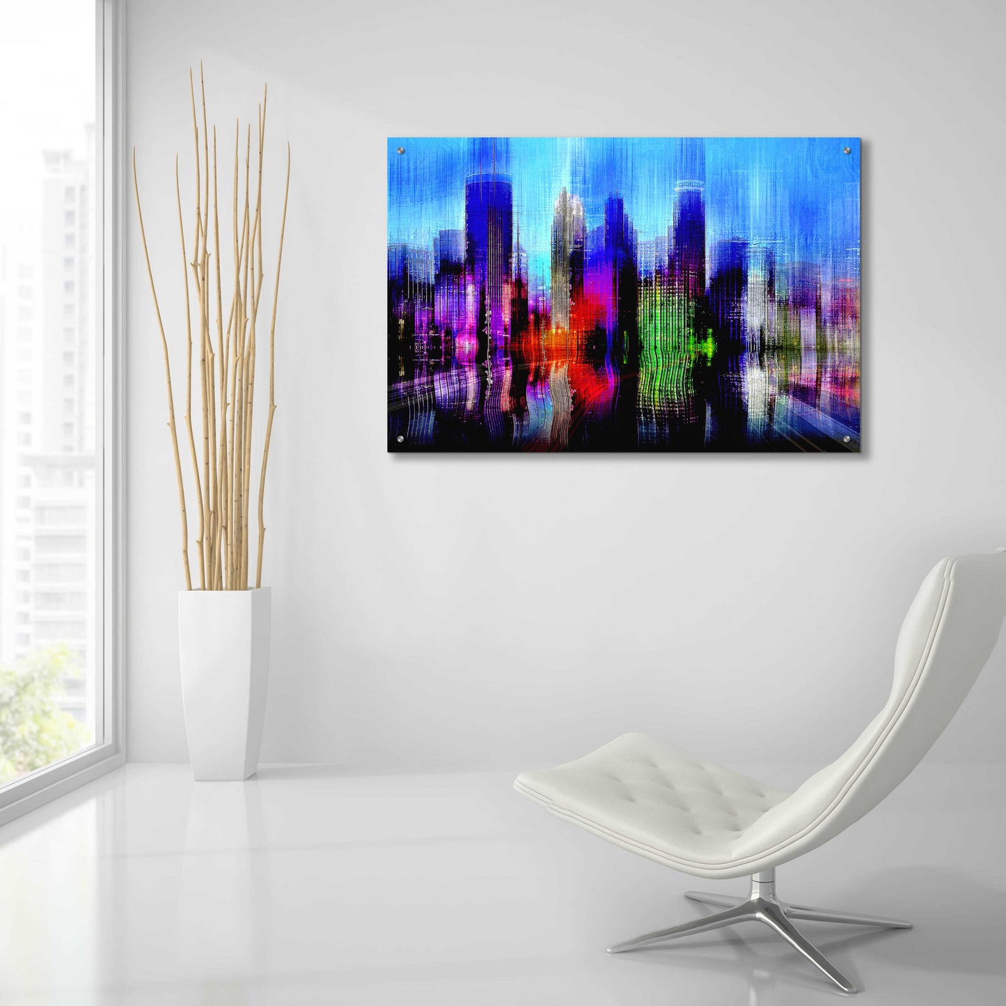 Epic Art 'Minneapolis' by David Manlove, Acrylic Glass Wall Art,36x24