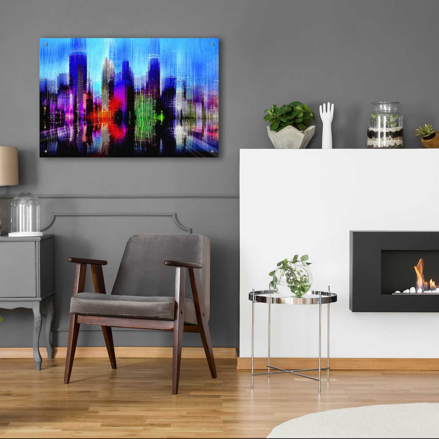 Epic Art 'Minneapolis' by David Manlove, Acrylic Glass Wall Art,36x24