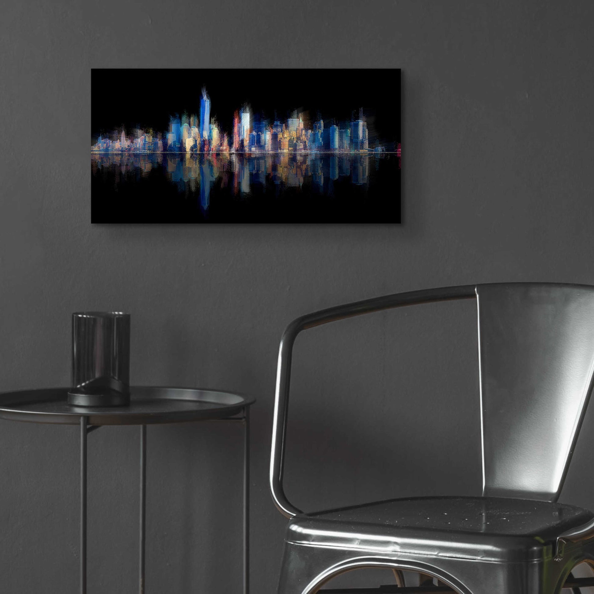 Epic Art 'New York Pan 6' by David Manlove, Acrylic Glass Wall Art,24x12