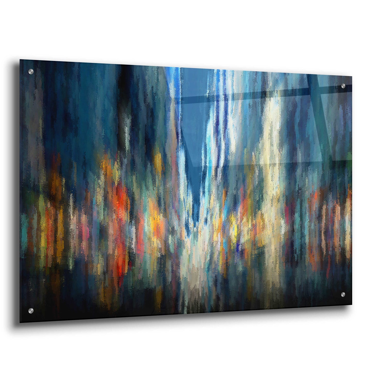 Epic Art 'Downtown7' by David Manlove, Acrylic Glass Wall Art,36x24