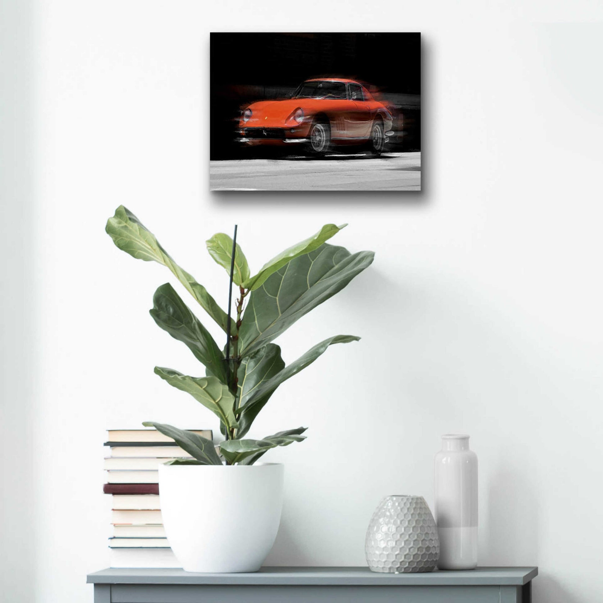 Epic Art 'Ferrari 275 GTB' by David Manlove, Acrylic Glass Wall Art,16x12