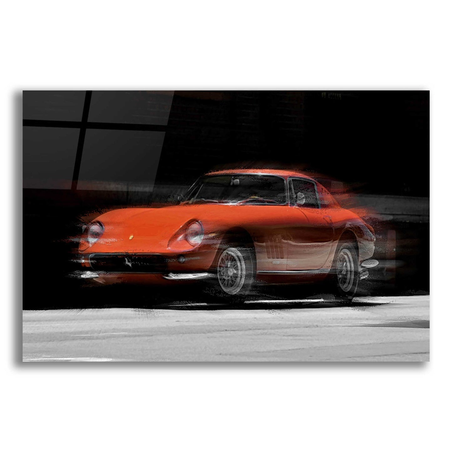 Epic Art 'Ferrari 275 GTB' by David Manlove, Acrylic Glass Wall Art,16x12