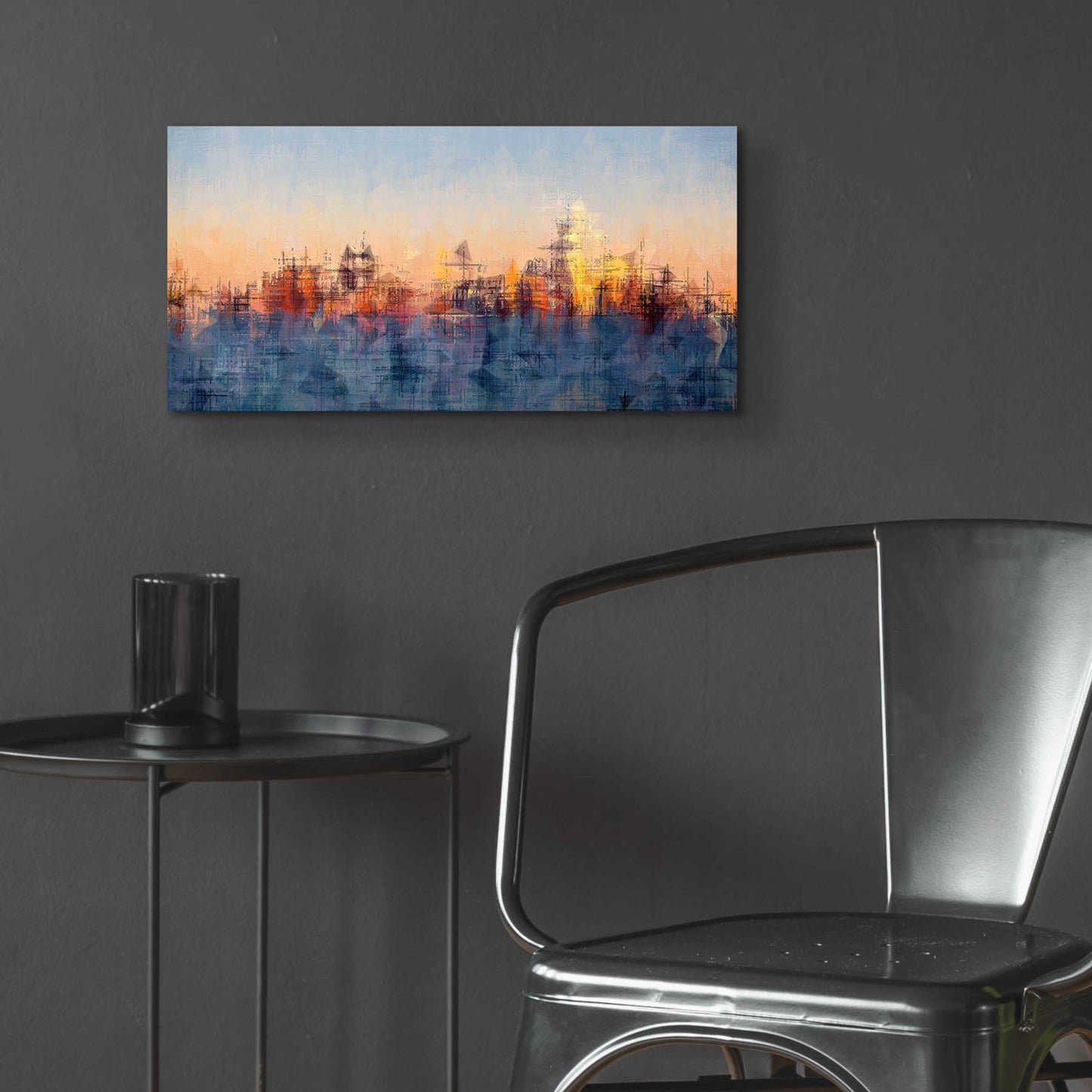 Epic Art 'Metro Morning 2' by David Manlove, Acrylic Glass Wall Art,24x12