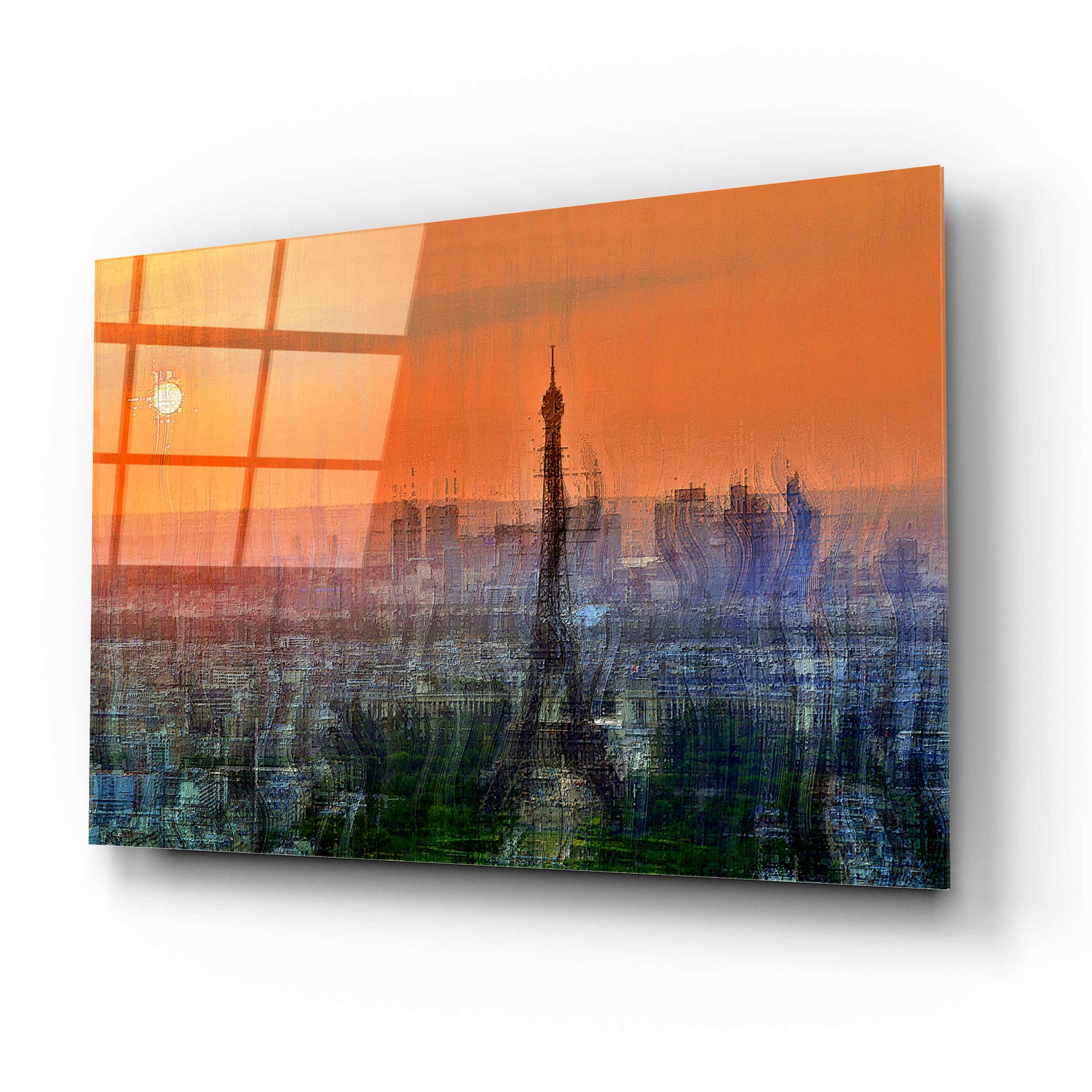 Epic Art 'paris6' by David Manlove, Acrylic Glass Wall Art,16x12