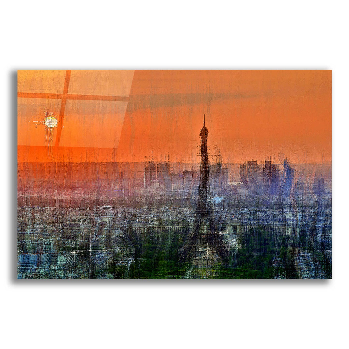 Epic Art 'paris6' by David Manlove, Acrylic Glass Wall Art,16x12