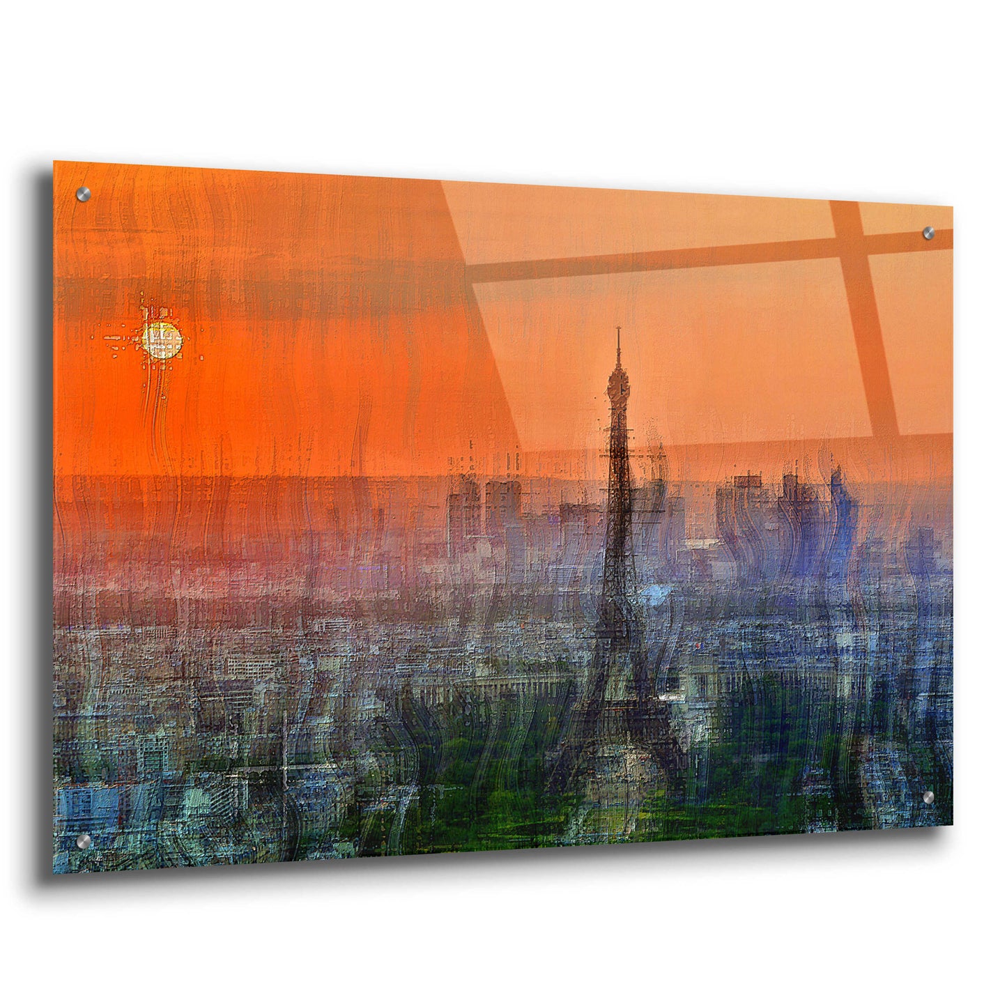 Epic Art 'paris6' by David Manlove, Acrylic Glass Wall Art,36x24