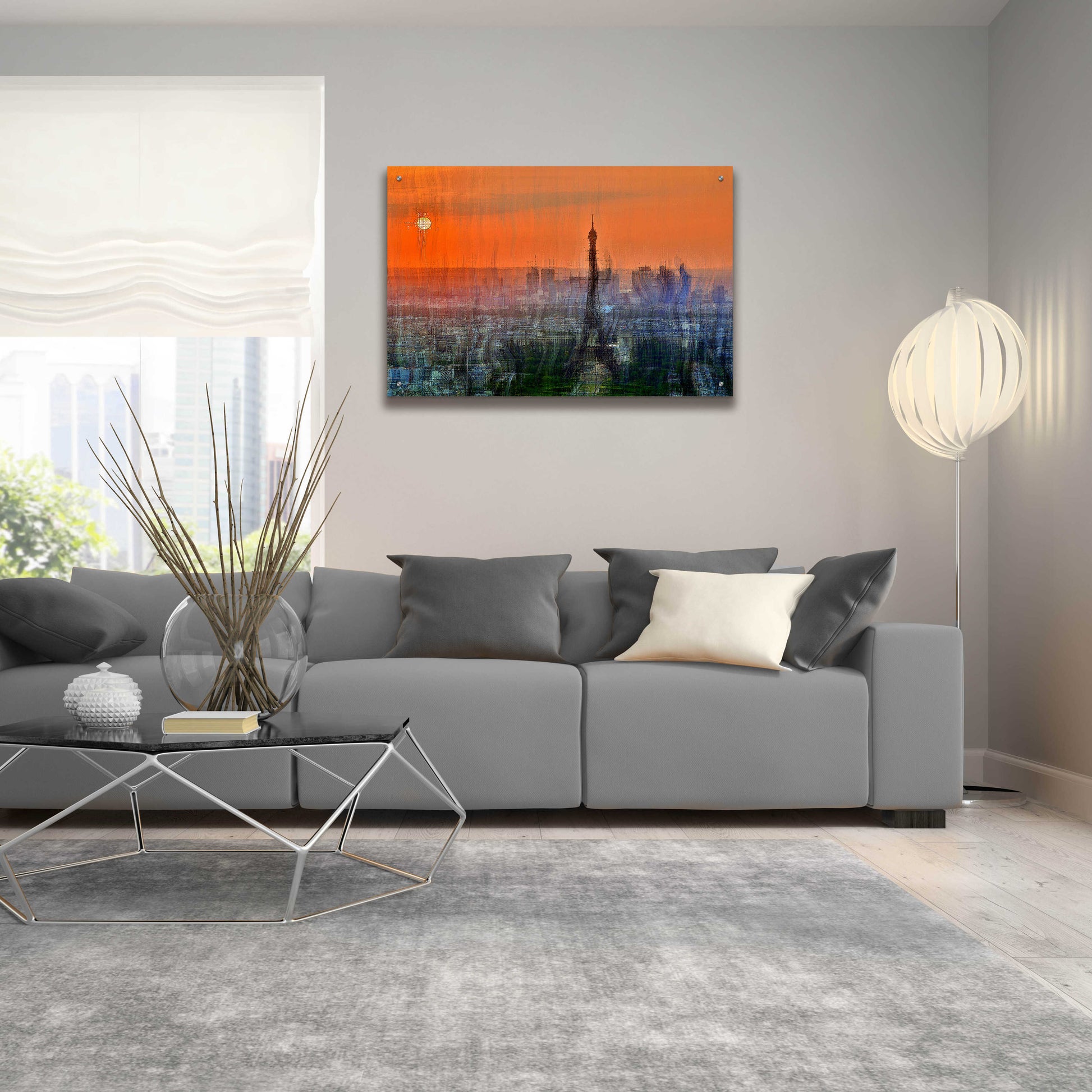 Epic Art 'paris6' by David Manlove, Acrylic Glass Wall Art,36x24