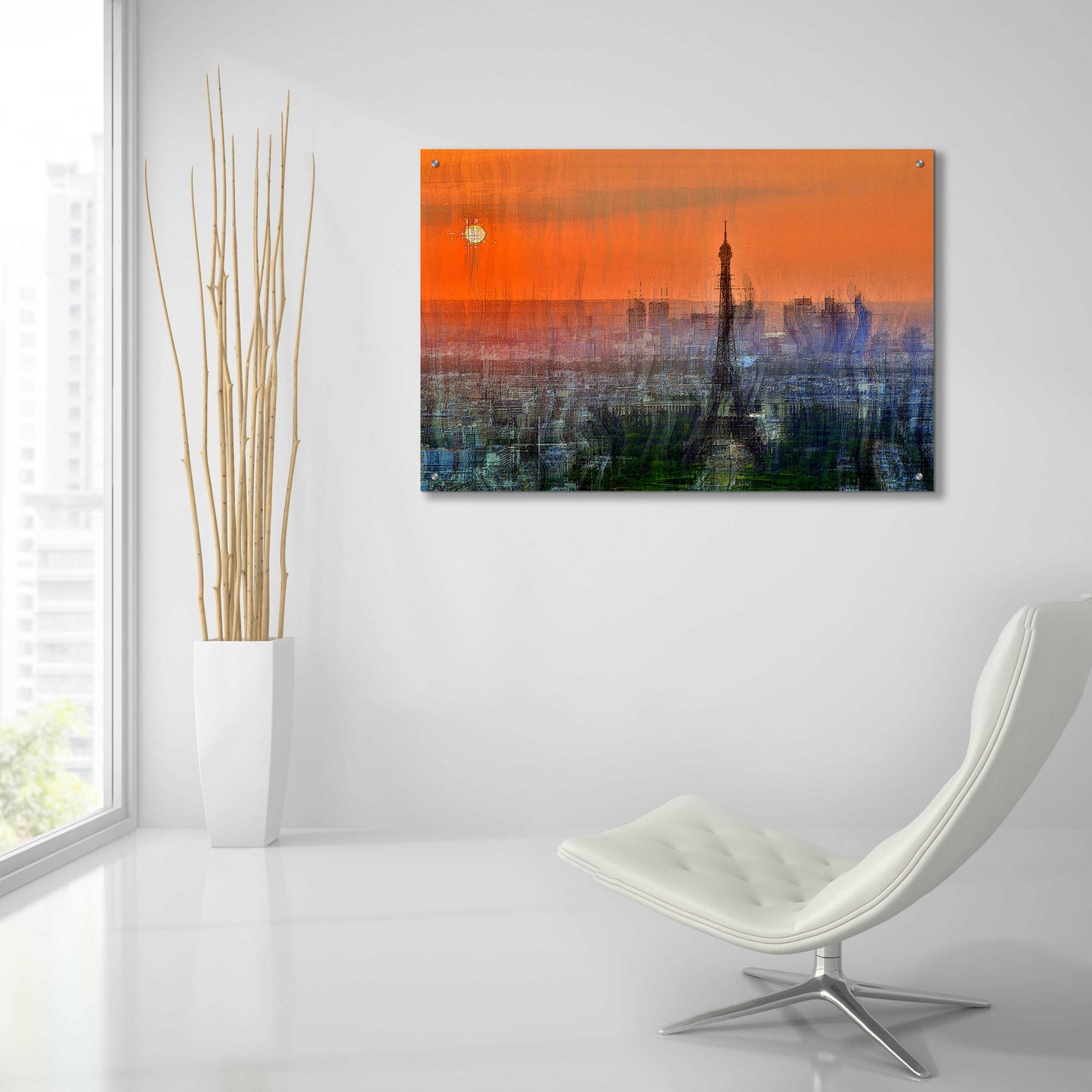 Epic Art 'paris6' by David Manlove, Acrylic Glass Wall Art,36x24