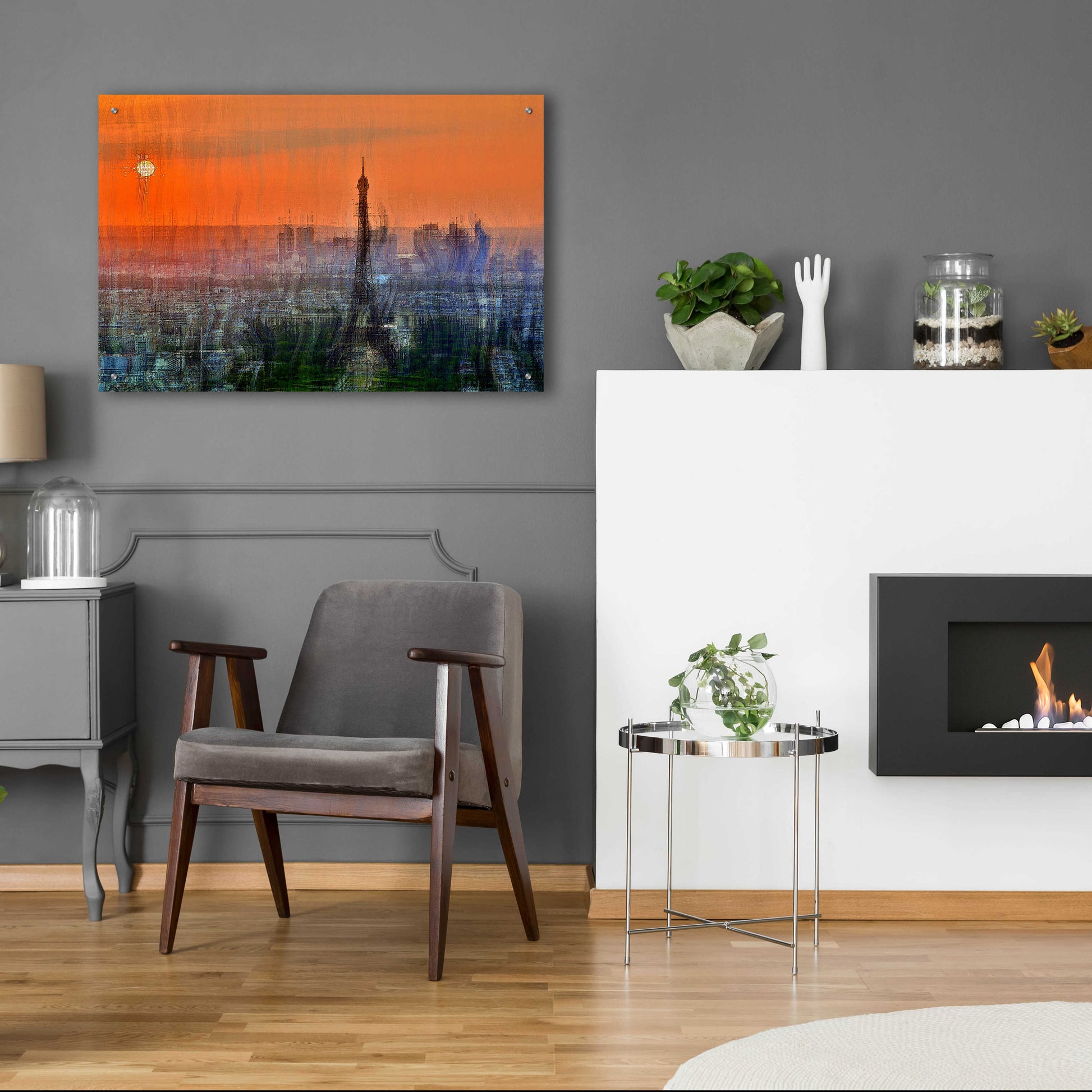 Epic Art 'paris6' by David Manlove, Acrylic Glass Wall Art,36x24