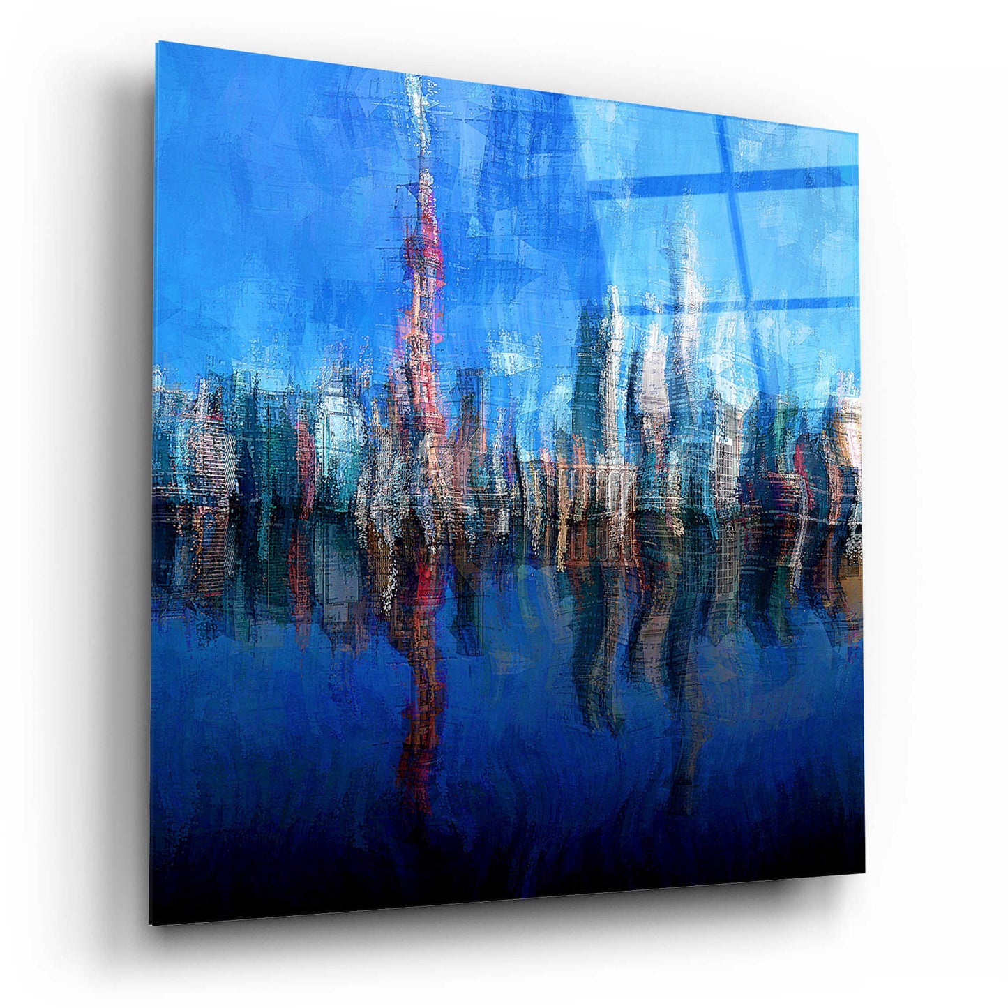 Epic Art 'Shanghai' by David Manlove, Acrylic Glass Wall Art,12x12