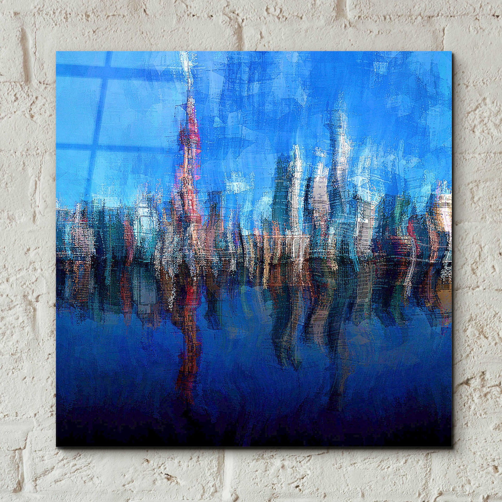 Epic Art 'Shanghai' by David Manlove, Acrylic Glass Wall Art,12x12