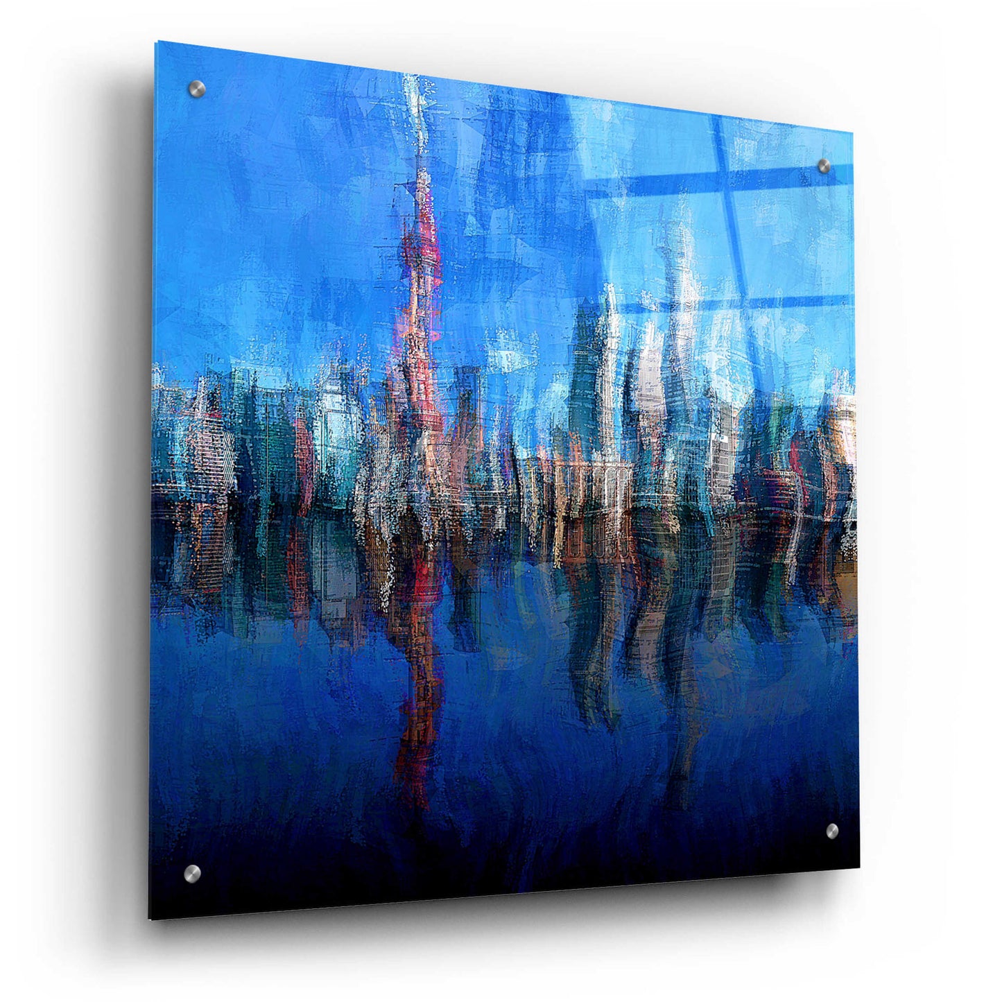 Epic Art 'Shanghai' by David Manlove, Acrylic Glass Wall Art,24x24