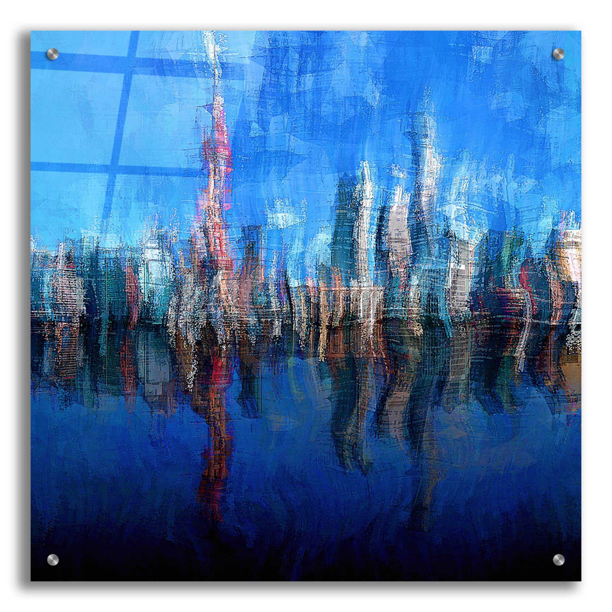 Epic Art 'Shanghai' by David Manlove, Acrylic Glass Wall Art,24x24