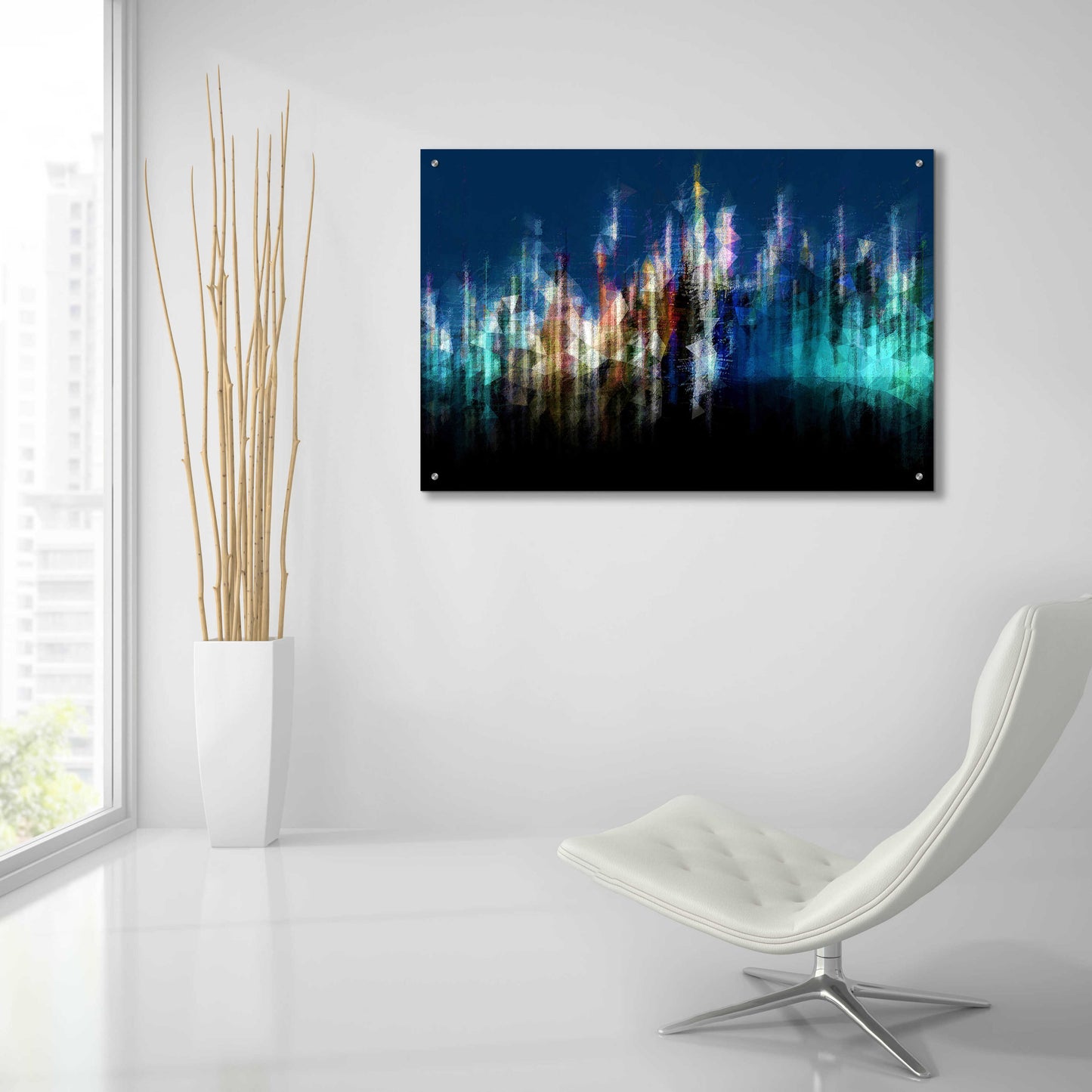 Epic Art 'Dusk B' by David Manlove, Acrylic Glass Wall Art,36x24