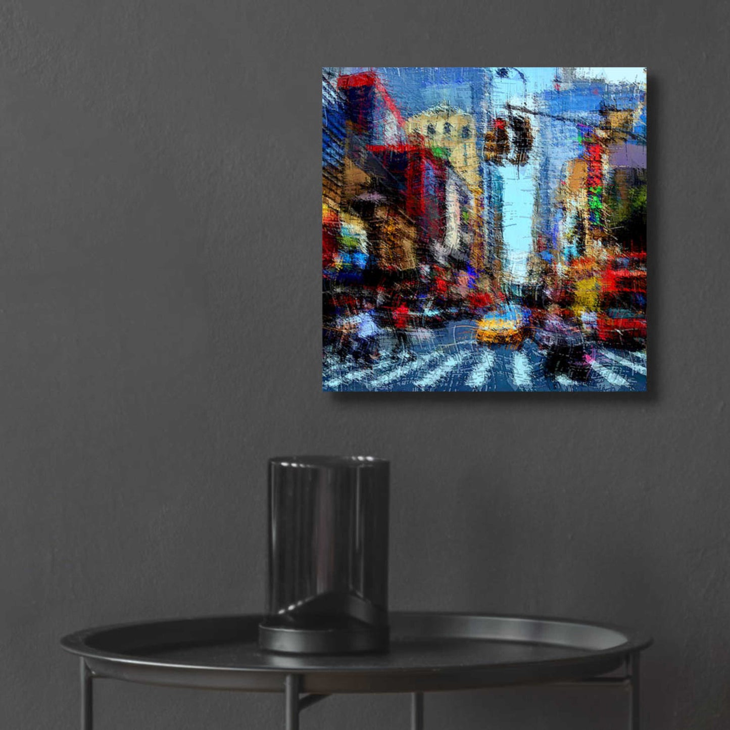 Epic Art 'Street A' by David Manlove, Acrylic Glass Wall Art,12x12