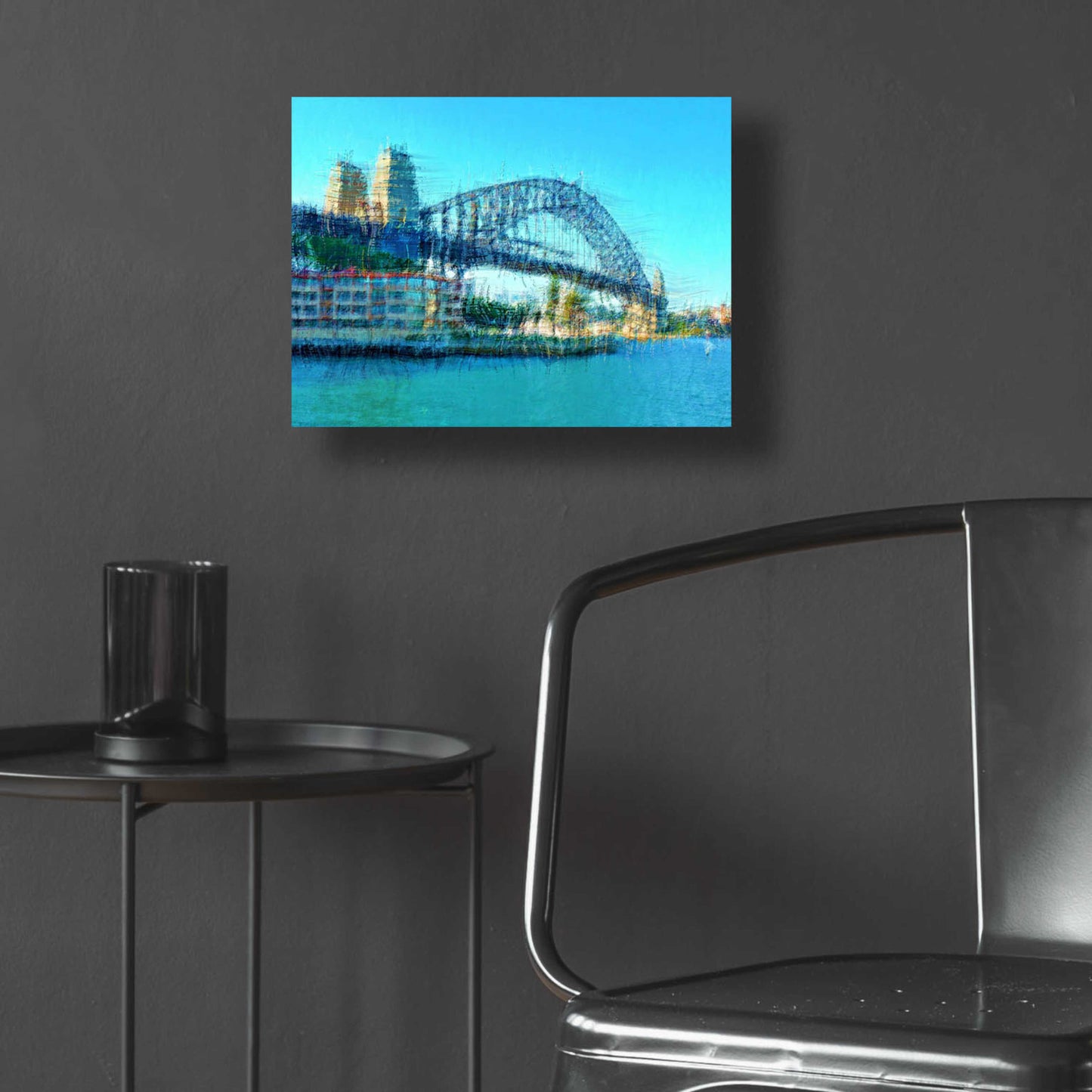 Epic Art 'Sydney Harbour Bridge' by David Manlove, Acrylic Glass Wall Art,16x12