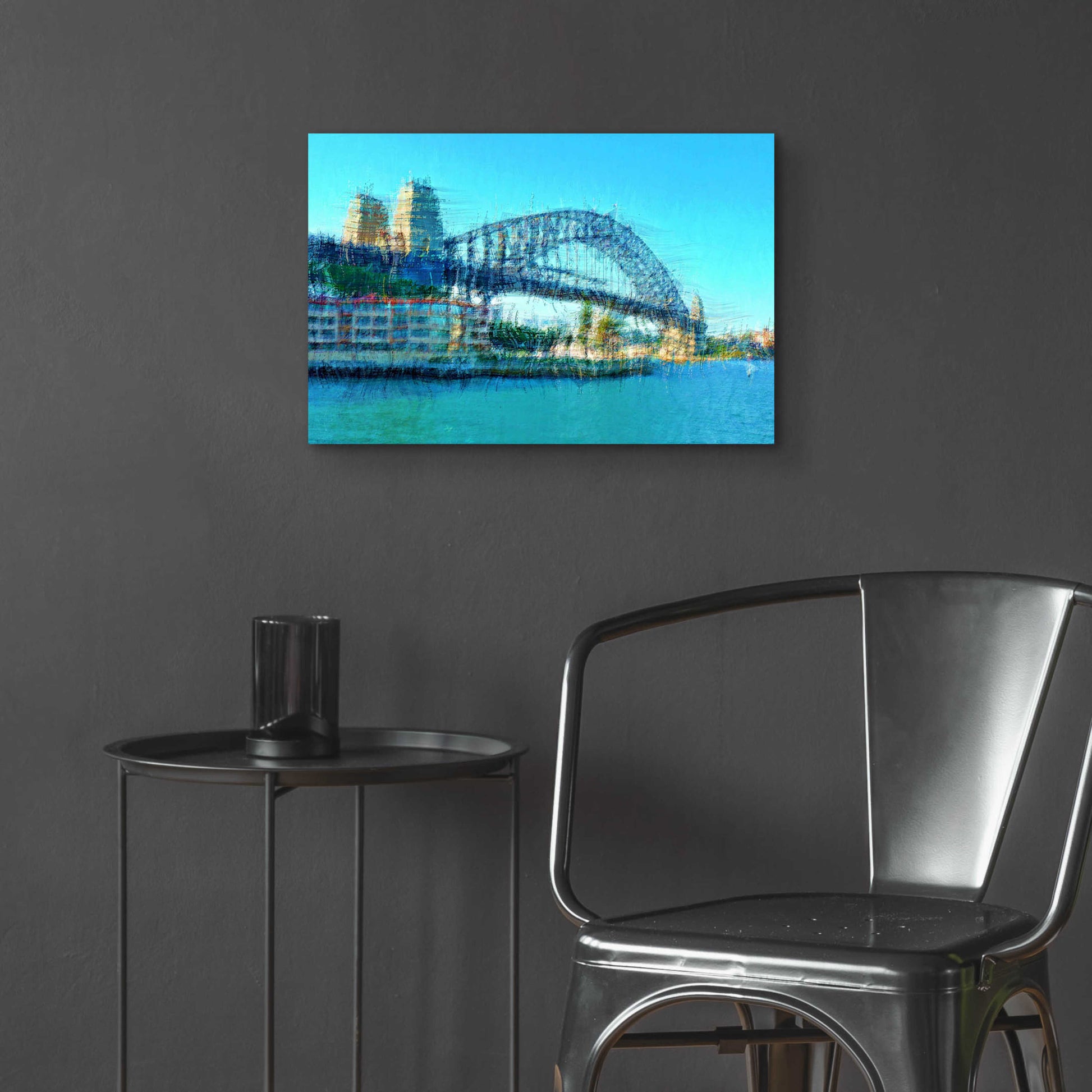 Epic Art 'Sydney Harbour Bridge' by David Manlove, Acrylic Glass Wall Art,24x16