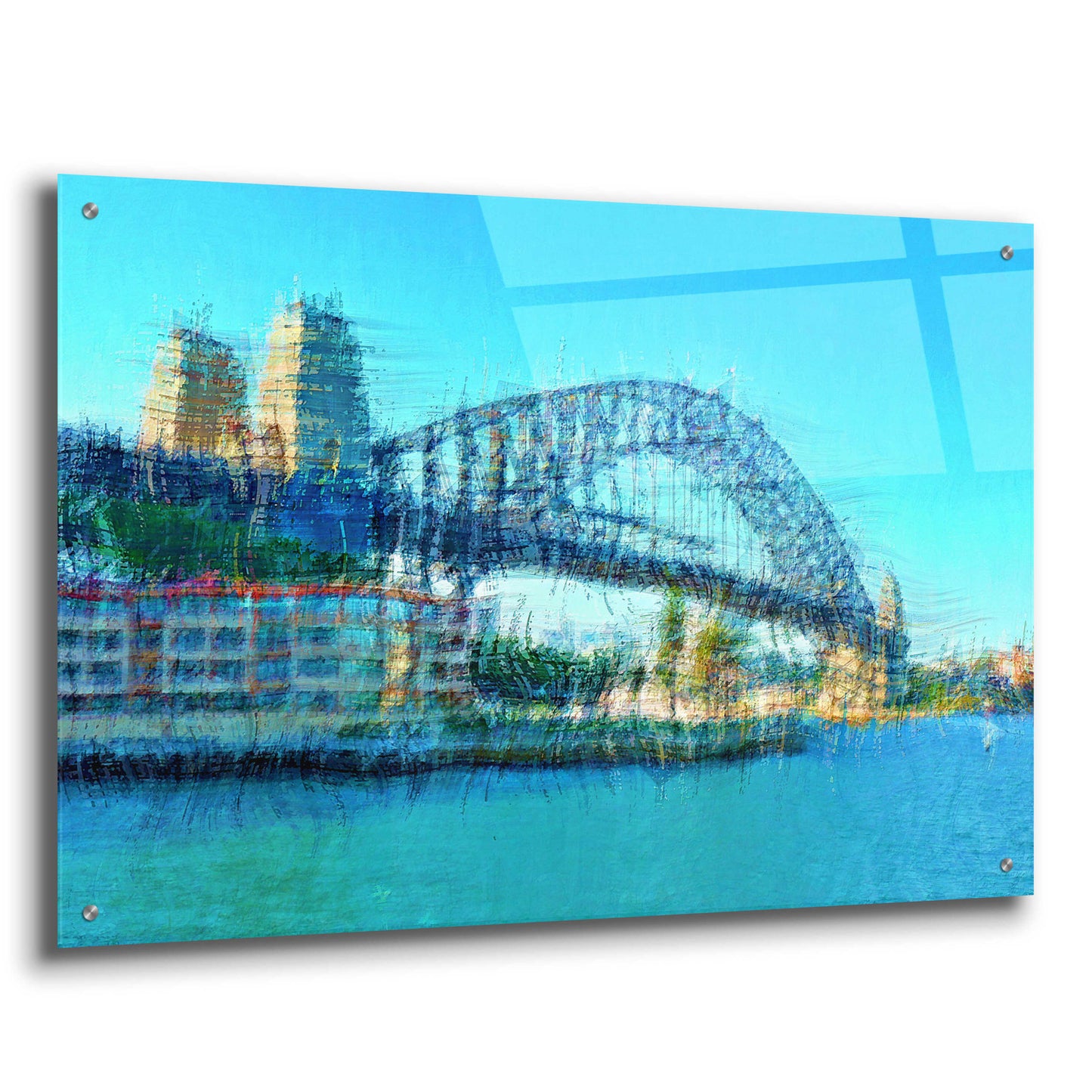 Epic Art 'Sydney Harbour Bridge' by David Manlove, Acrylic Glass Wall Art,36x24