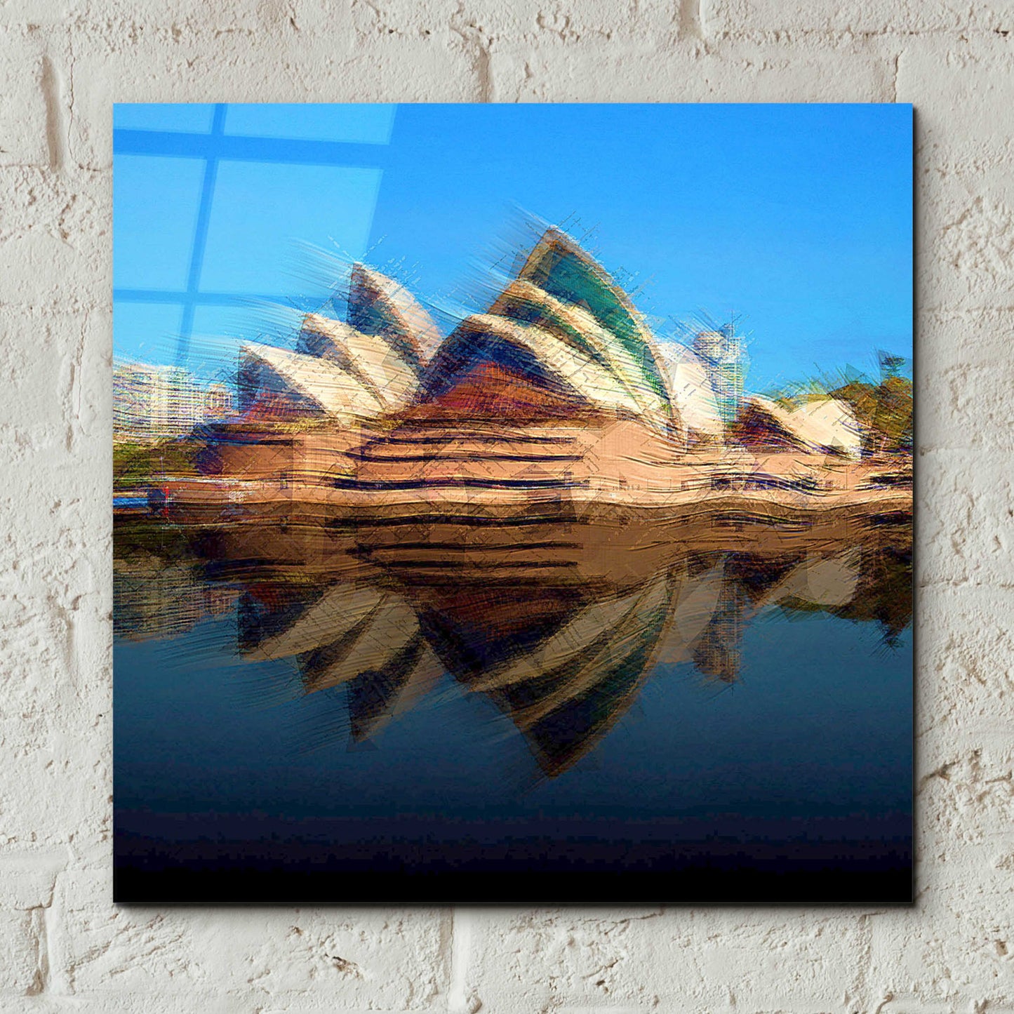 Epic Art 'Sydney Opera House' by David Manlove, Acrylic Glass Wall Art,12x12