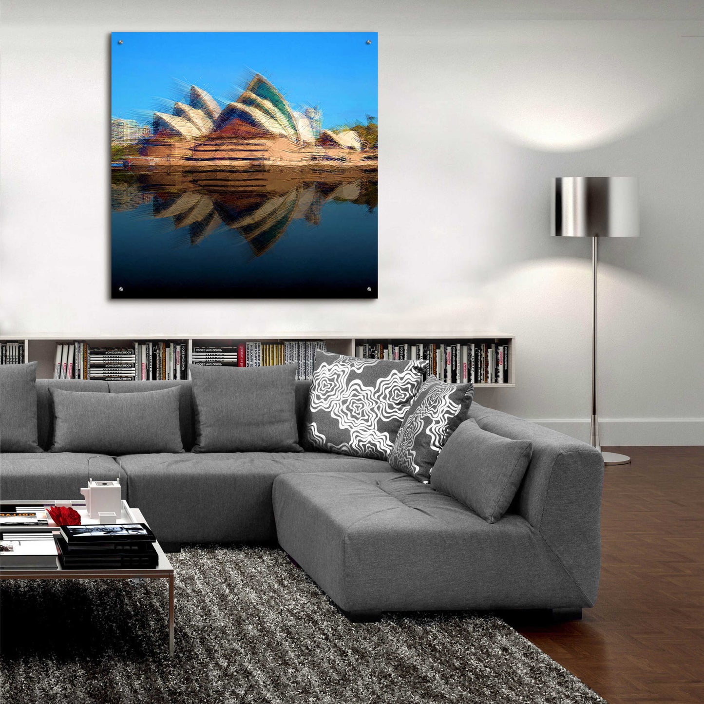 Epic Art 'Sydney Opera House' by David Manlove, Acrylic Glass Wall Art,36x36