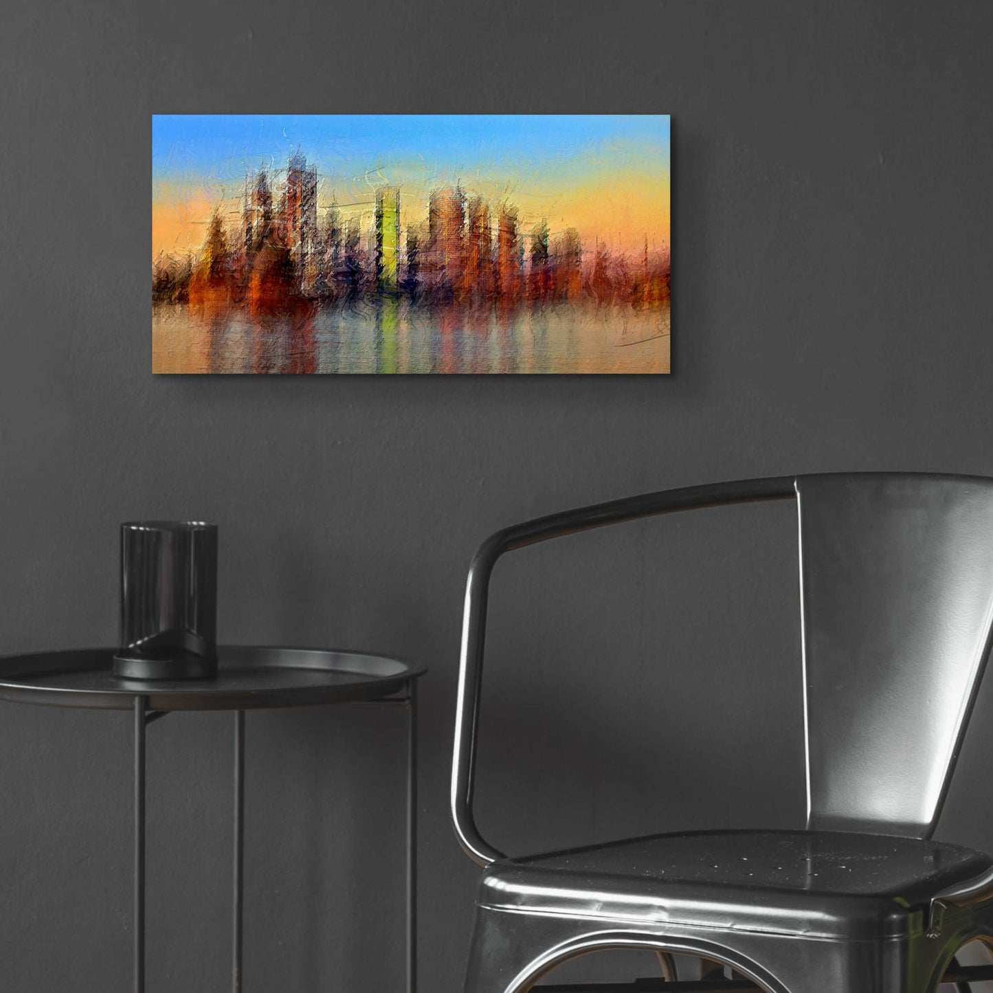 Epic Art 'Sydney' by David Manlove, Acrylic Glass Wall Art,24x12