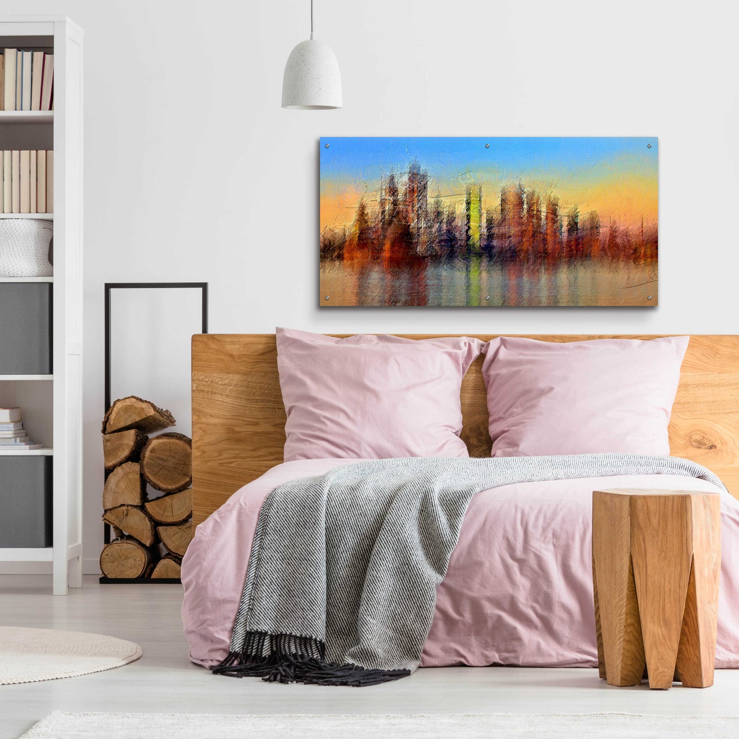 Epic Art 'Sydney' by David Manlove, Acrylic Glass Wall Art,48x24