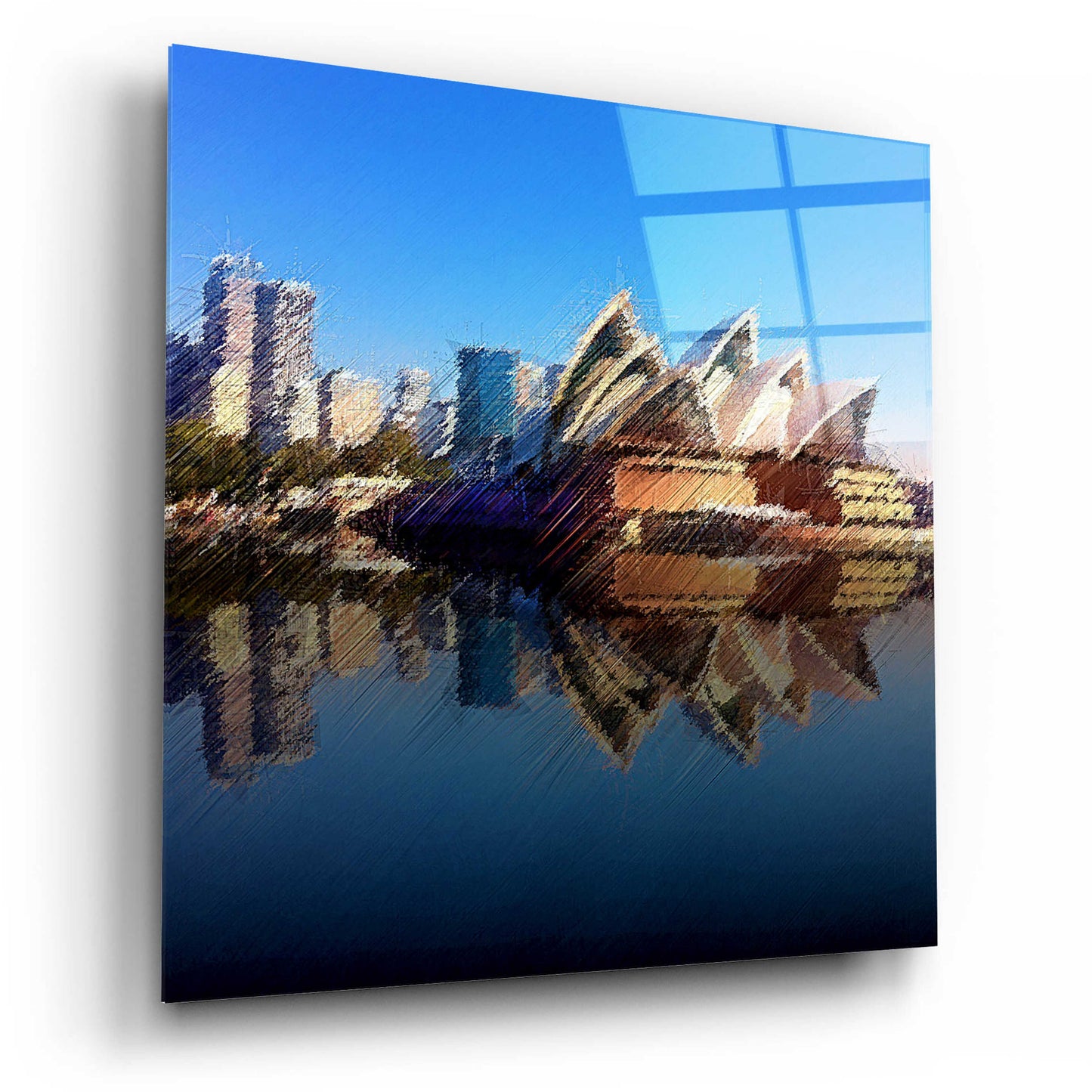 Epic Art 'The Opera House' by David Manlove, Acrylic Glass Wall Art,12x12