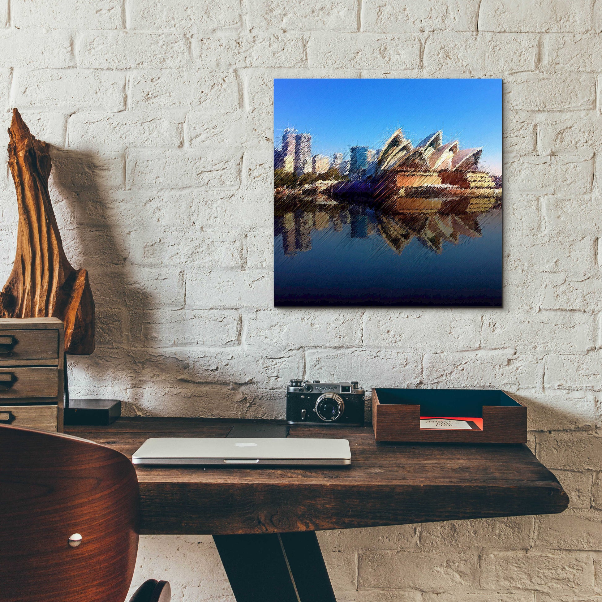 Epic Art 'The Opera House' by David Manlove, Acrylic Glass Wall Art,12x12