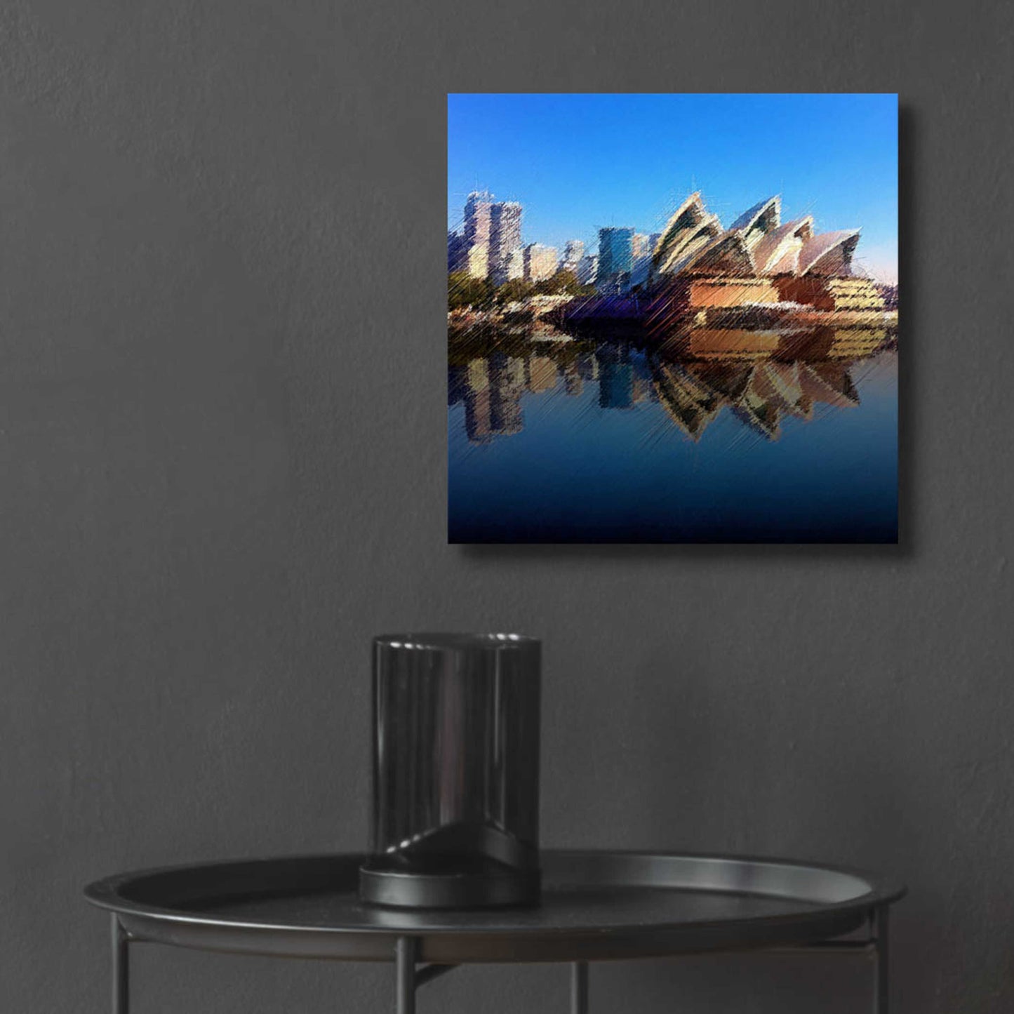 Epic Art 'The Opera House' by David Manlove, Acrylic Glass Wall Art,12x12