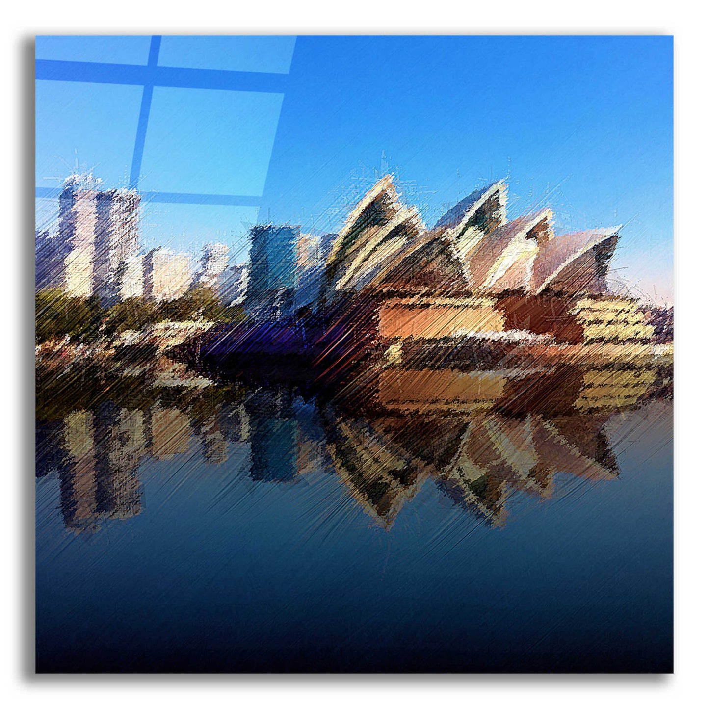 Epic Art 'The Opera House' by David Manlove, Acrylic Glass Wall Art,12x12