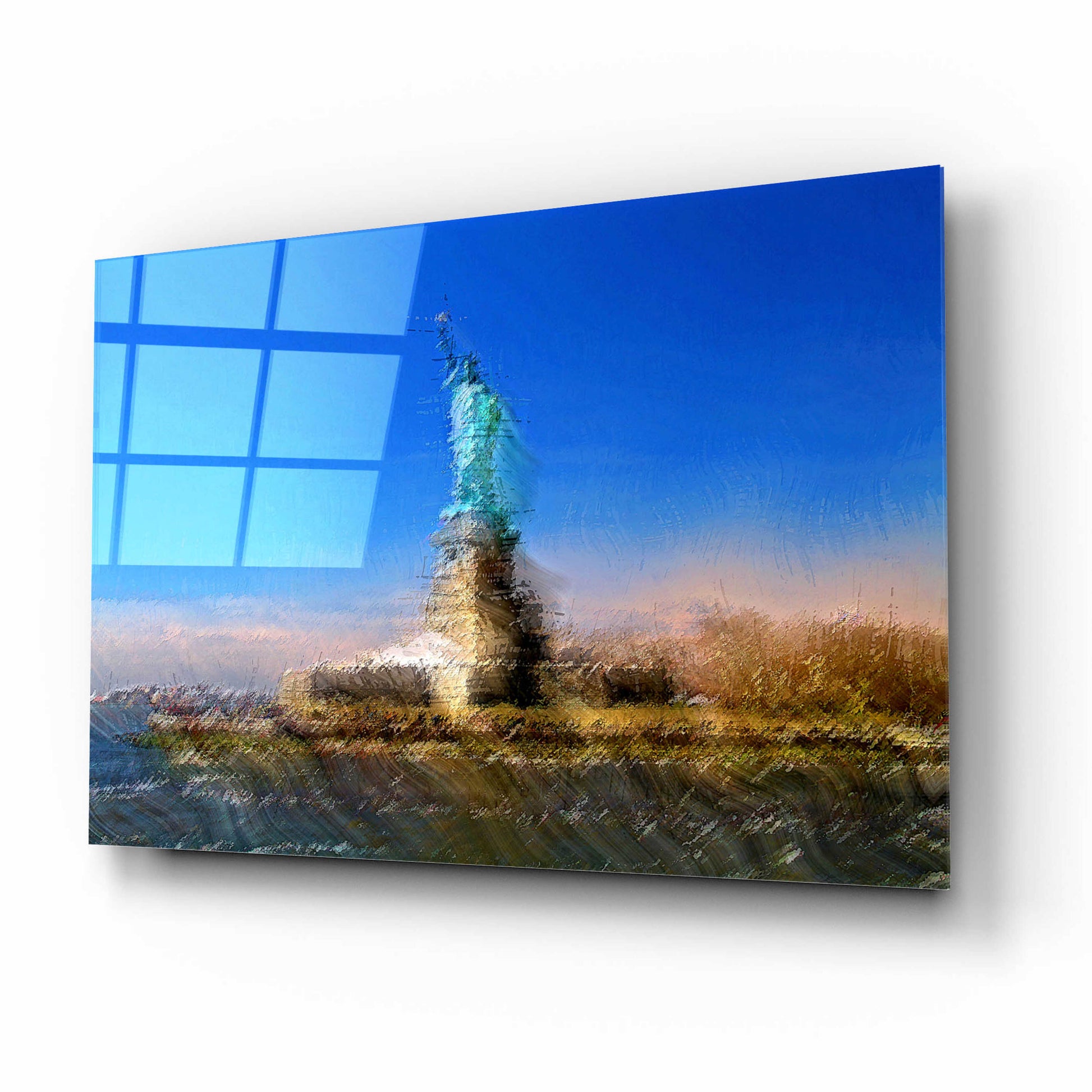 Epic Art 'Liberty A' by David Manlove, Acrylic Glass Wall Art,16x12