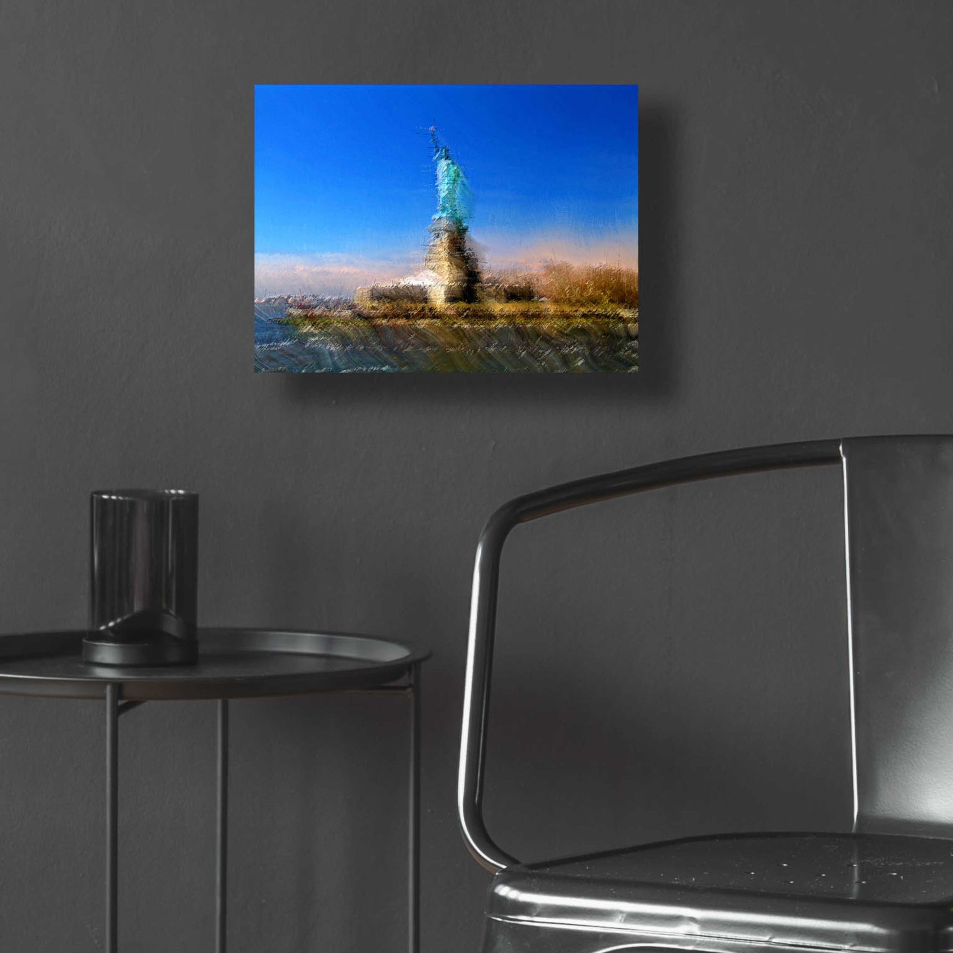 Epic Art 'Liberty A' by David Manlove, Acrylic Glass Wall Art,16x12