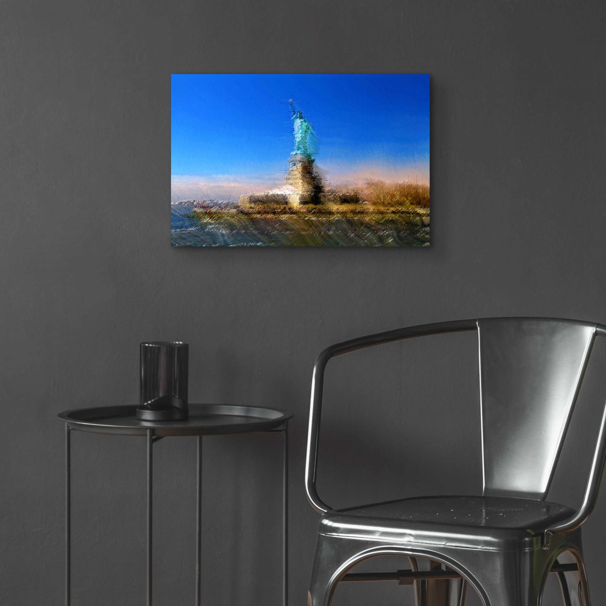 Epic Art 'Liberty A' by David Manlove, Acrylic Glass Wall Art,24x16